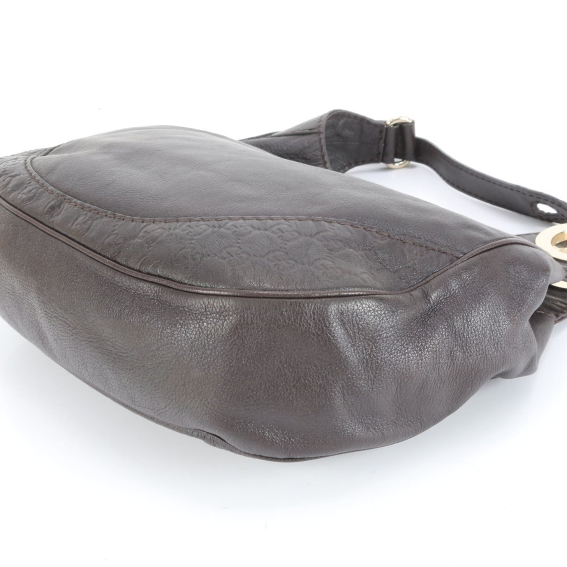 Gucci Brown Leather Shoulder Bag