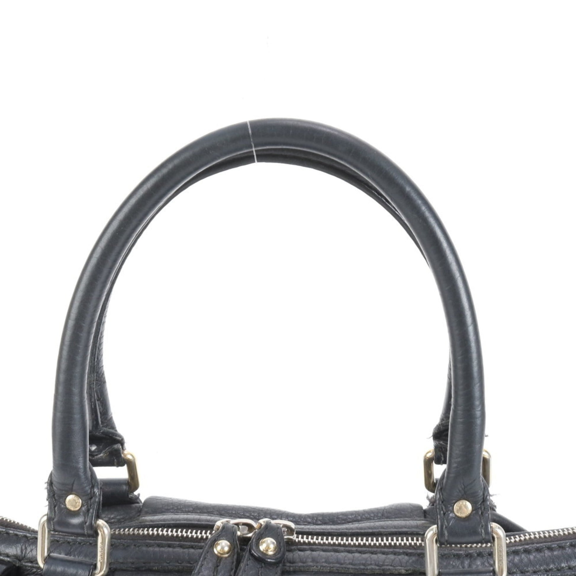 Gucci Black Leather Shoulder Bag