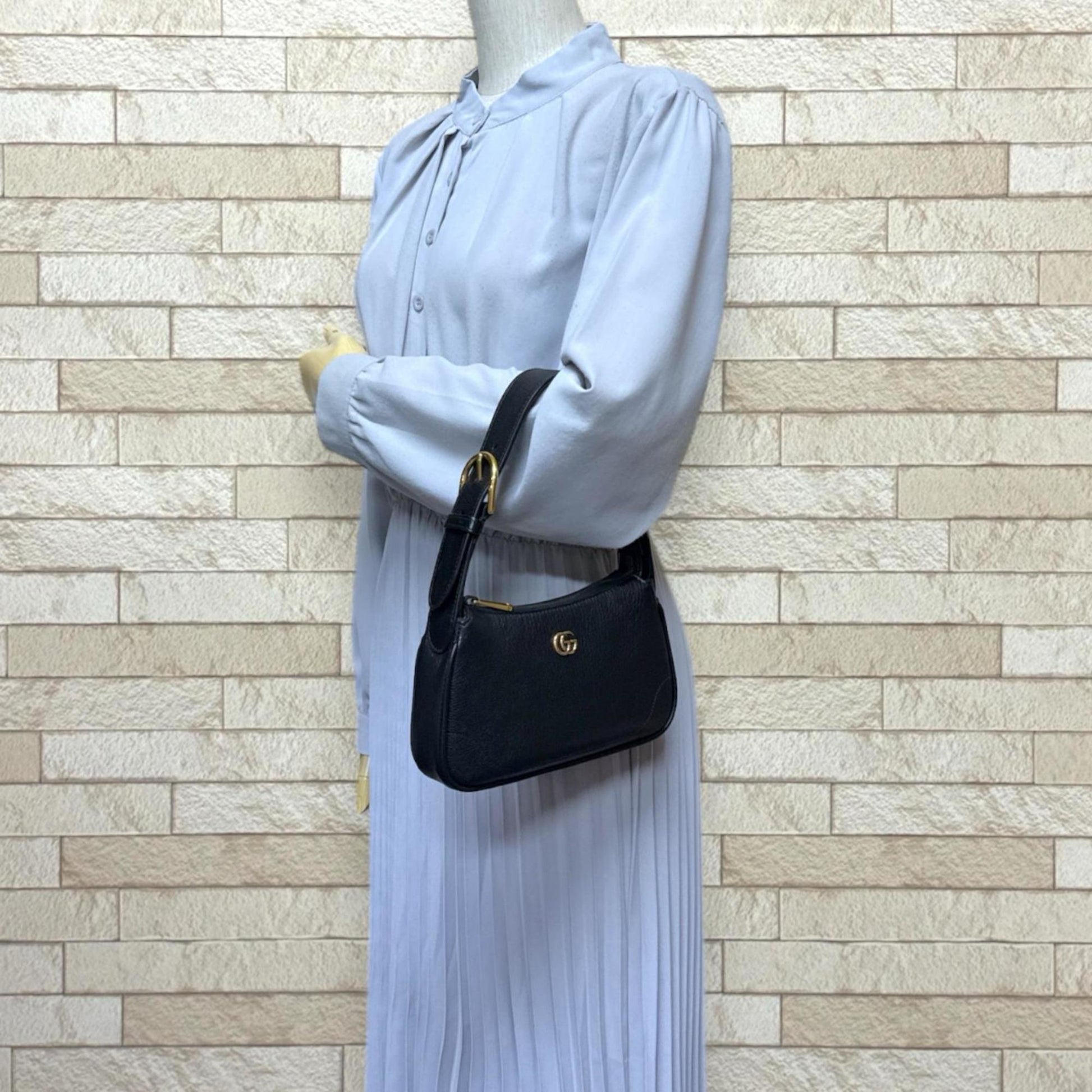 Gucci Black Leather Handbag