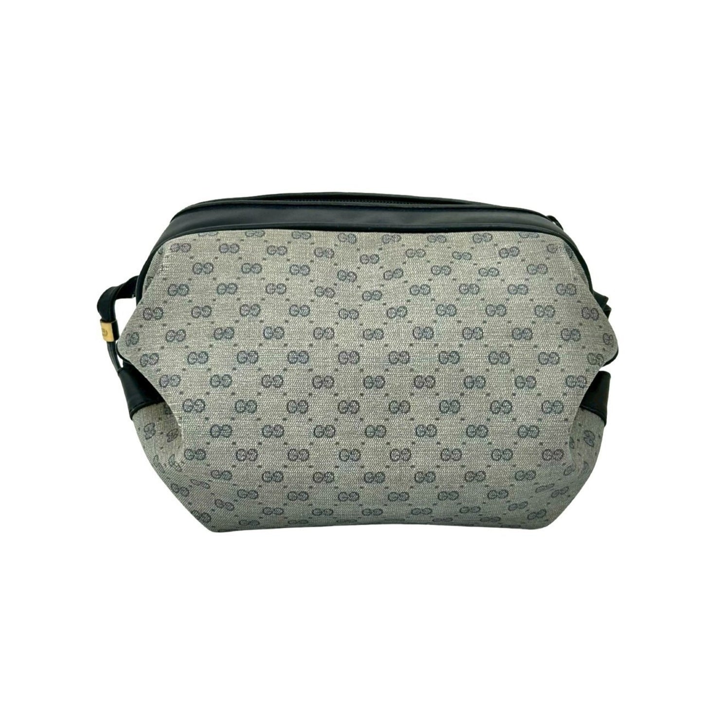 Gucci Navy Leather Pvc Pochette Shoulder Bag