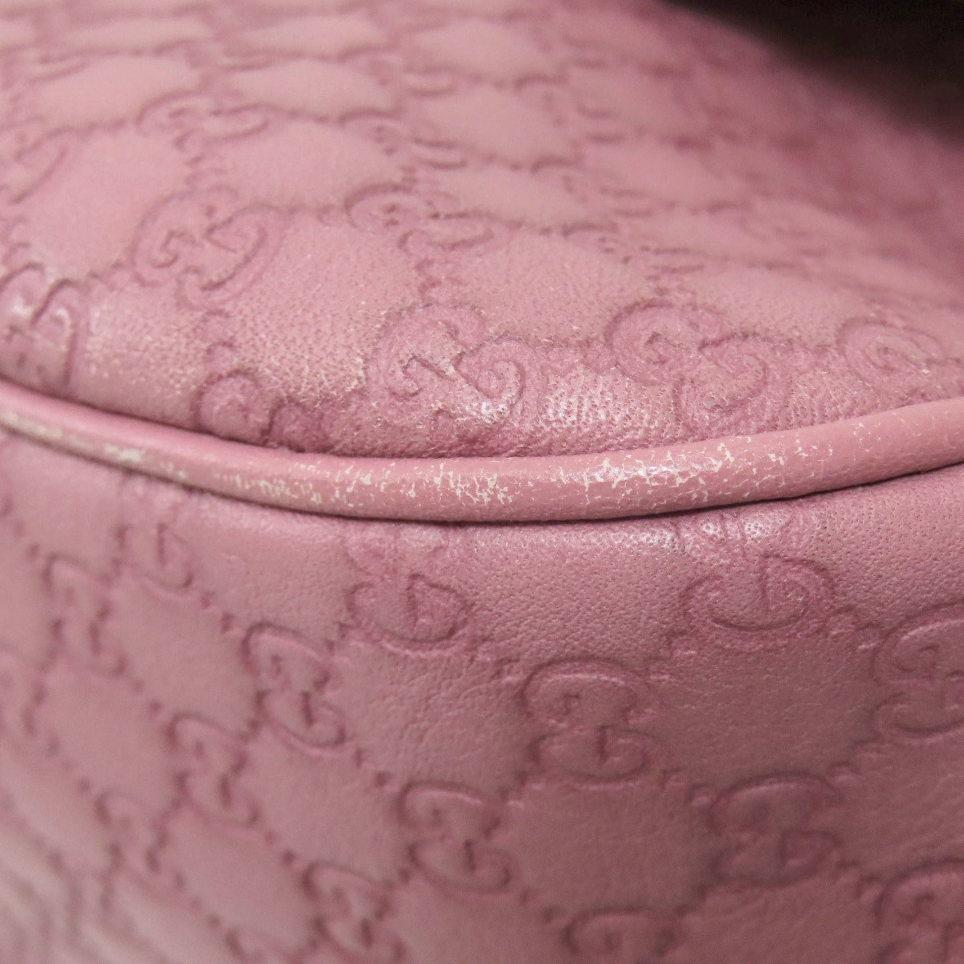 Gucci Pink Leather Shoulder Bag