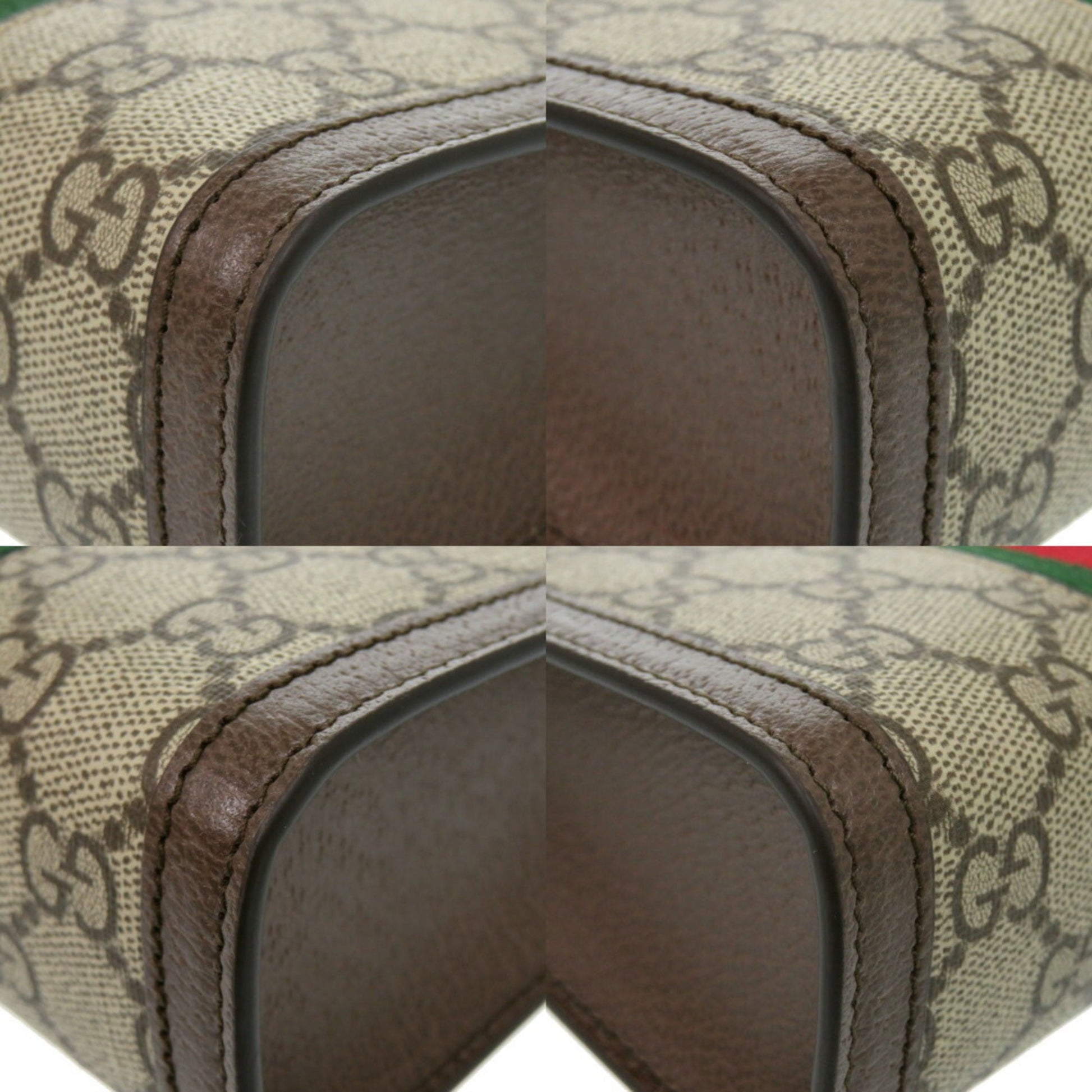 Gucci Beige Gg Canvas Shoulder Bag