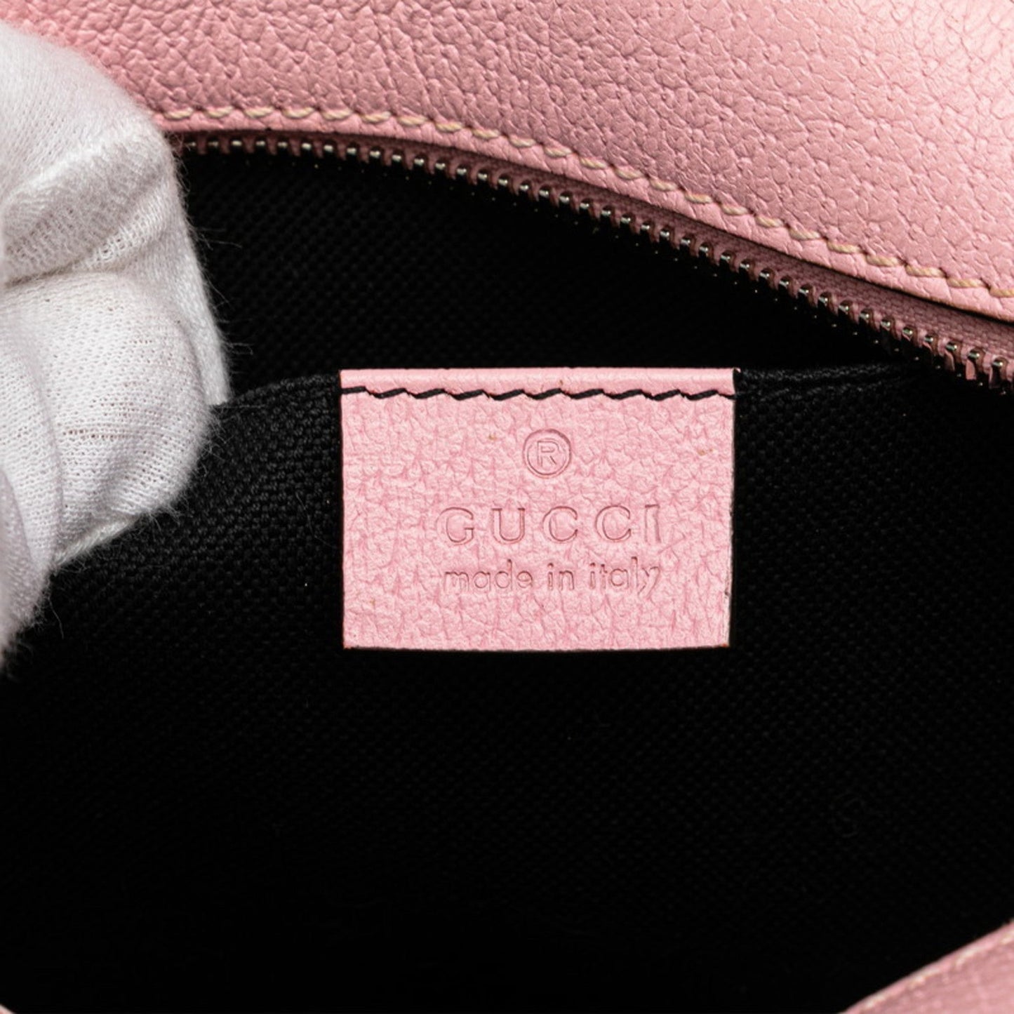 Gucci Black Multi-Color Pink Pvc Leather Shoulder Bag