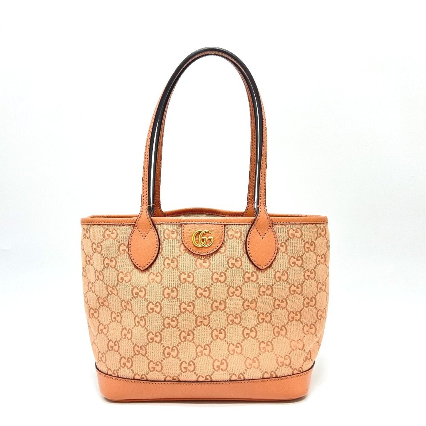 Gucci Pink Gg Canvas Tote Bag