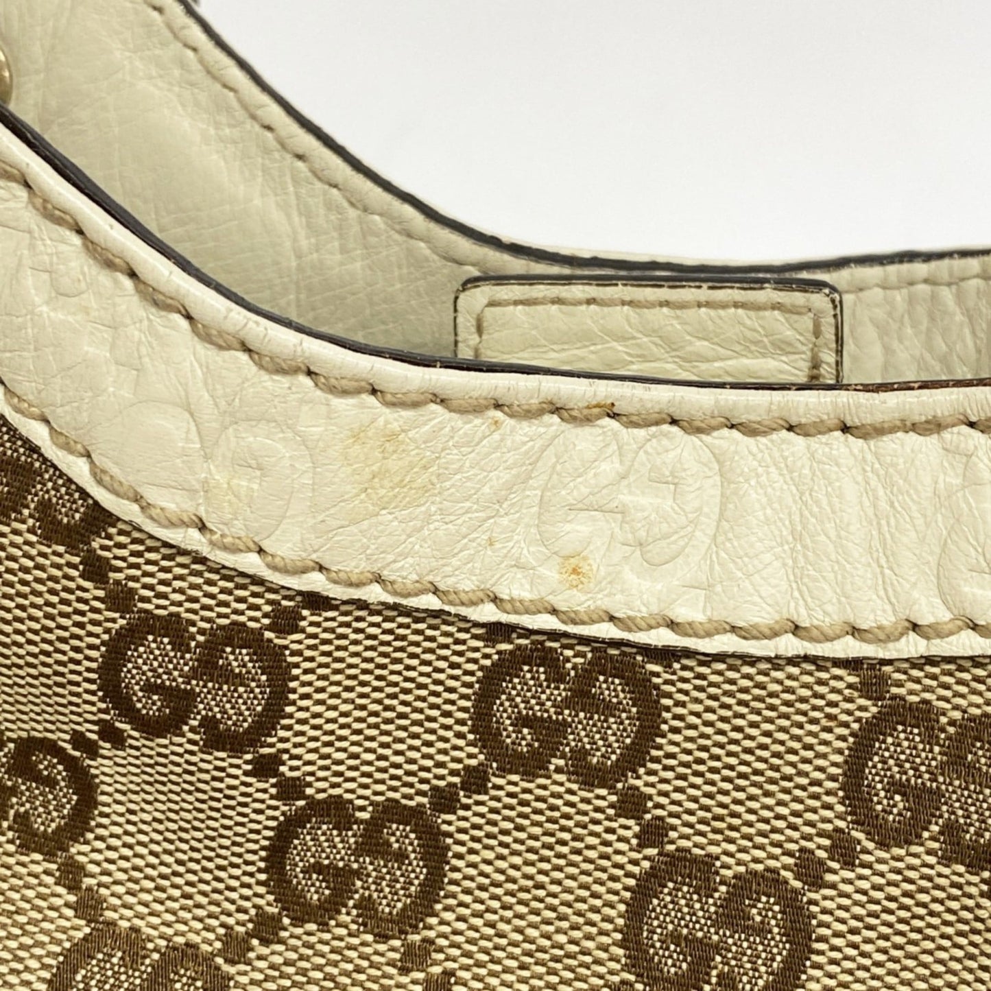Gucci Brown Canvas Tote Bag