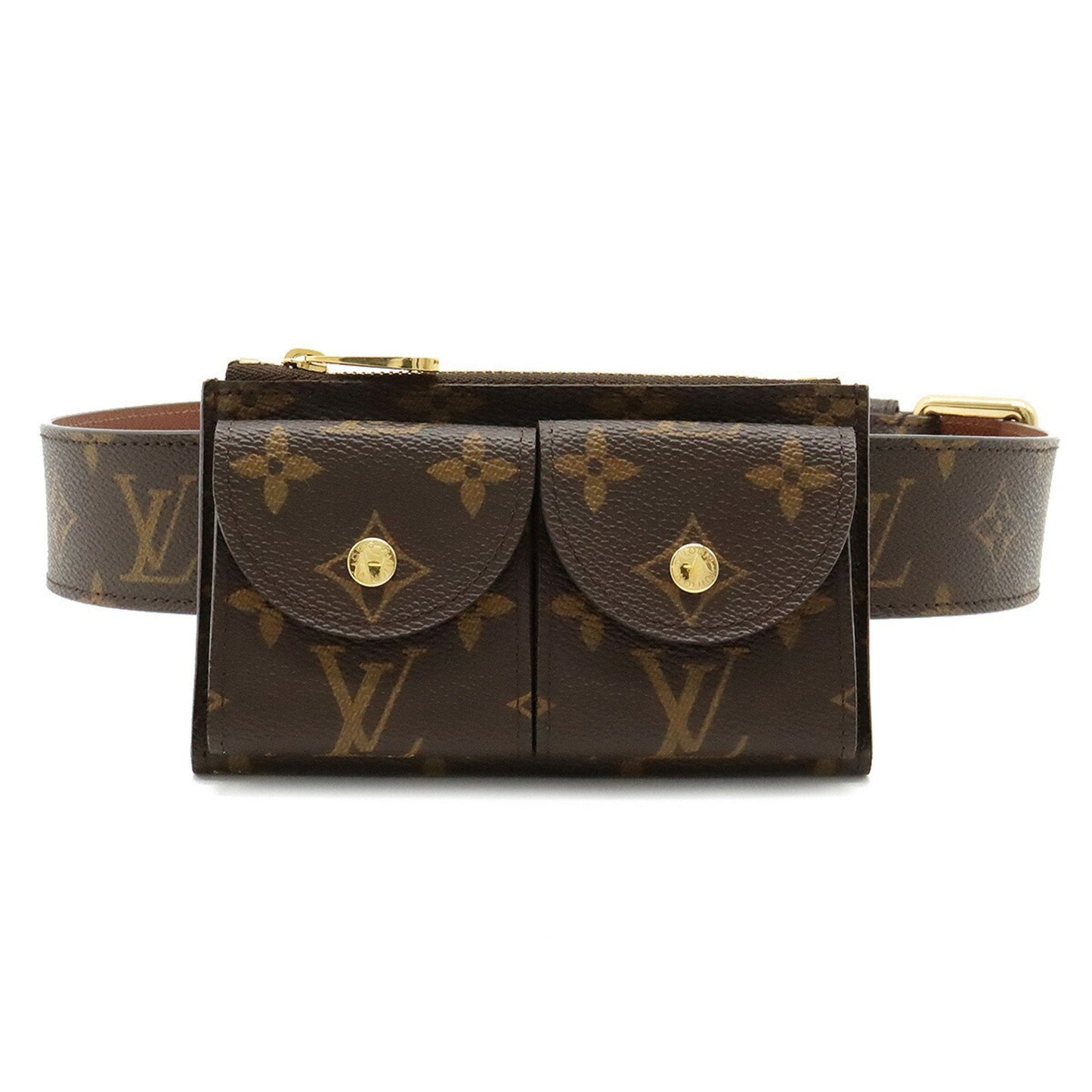 LOUIS VUITTON Monogram Santulle Pochette Duo Belt Bag Waist Pouch #80 M9836
