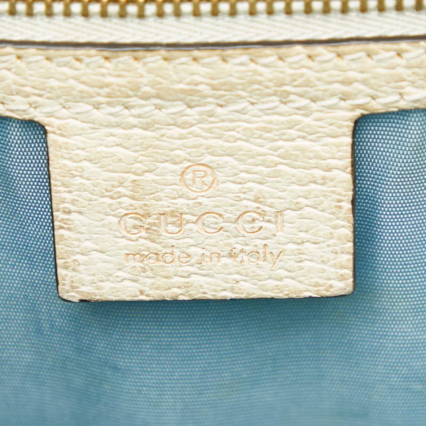 Gucci Ivory White Leather Shoulder Bag