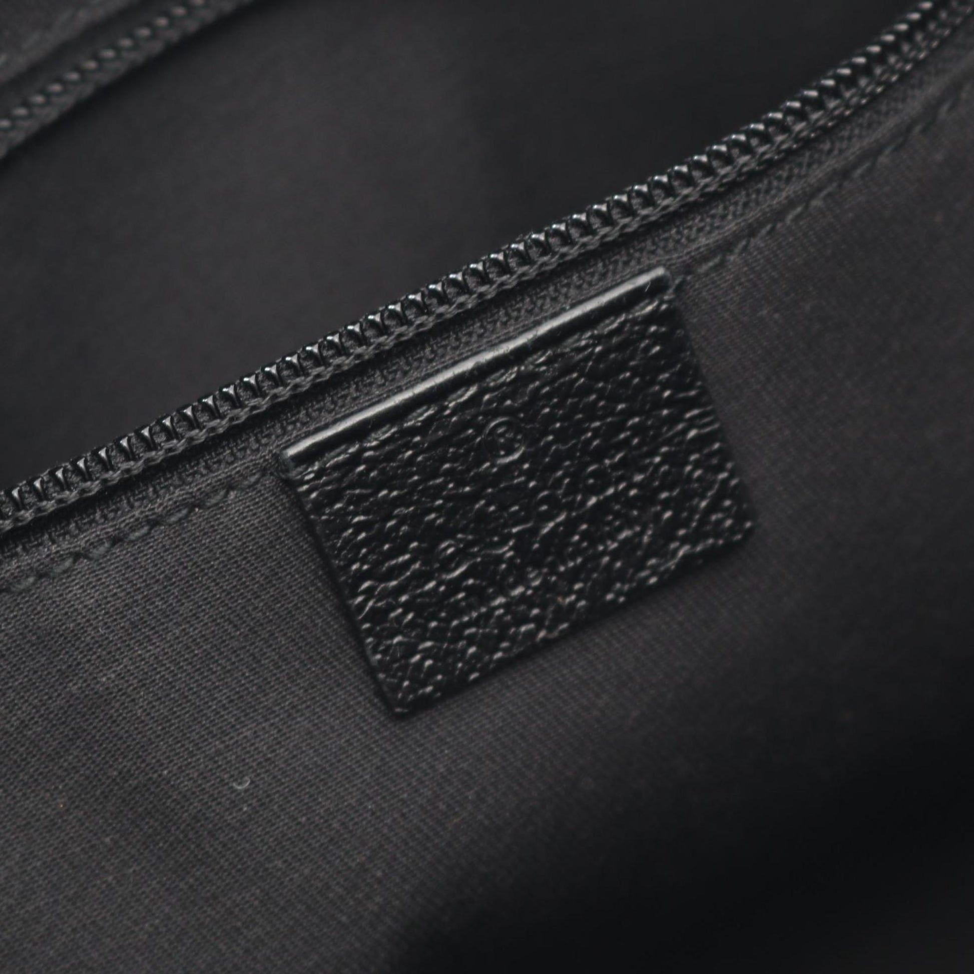 Gucci Black Gg Canvas Leather Shoulder Bag