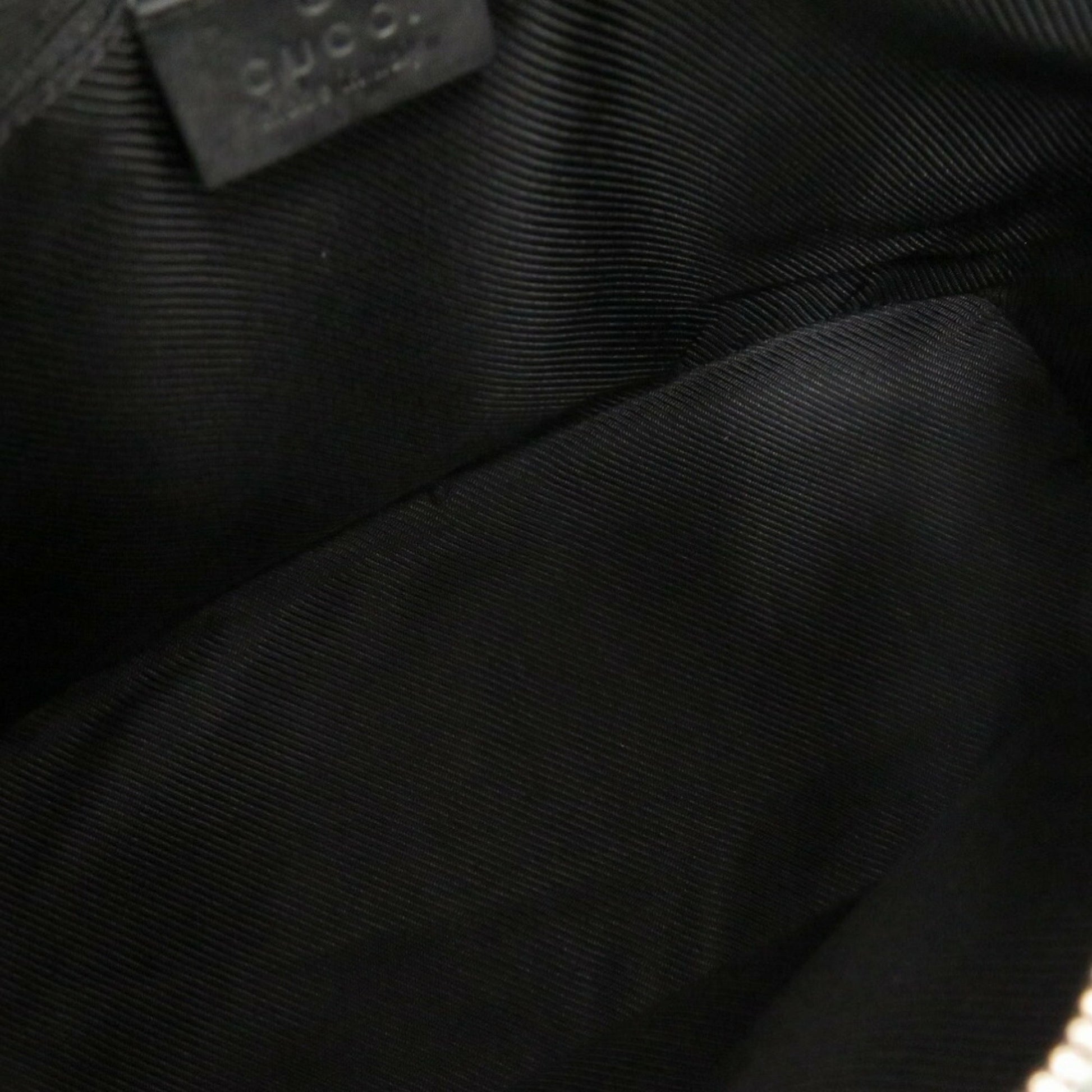 Gucci Black Gg Canvas Shoulder Bag