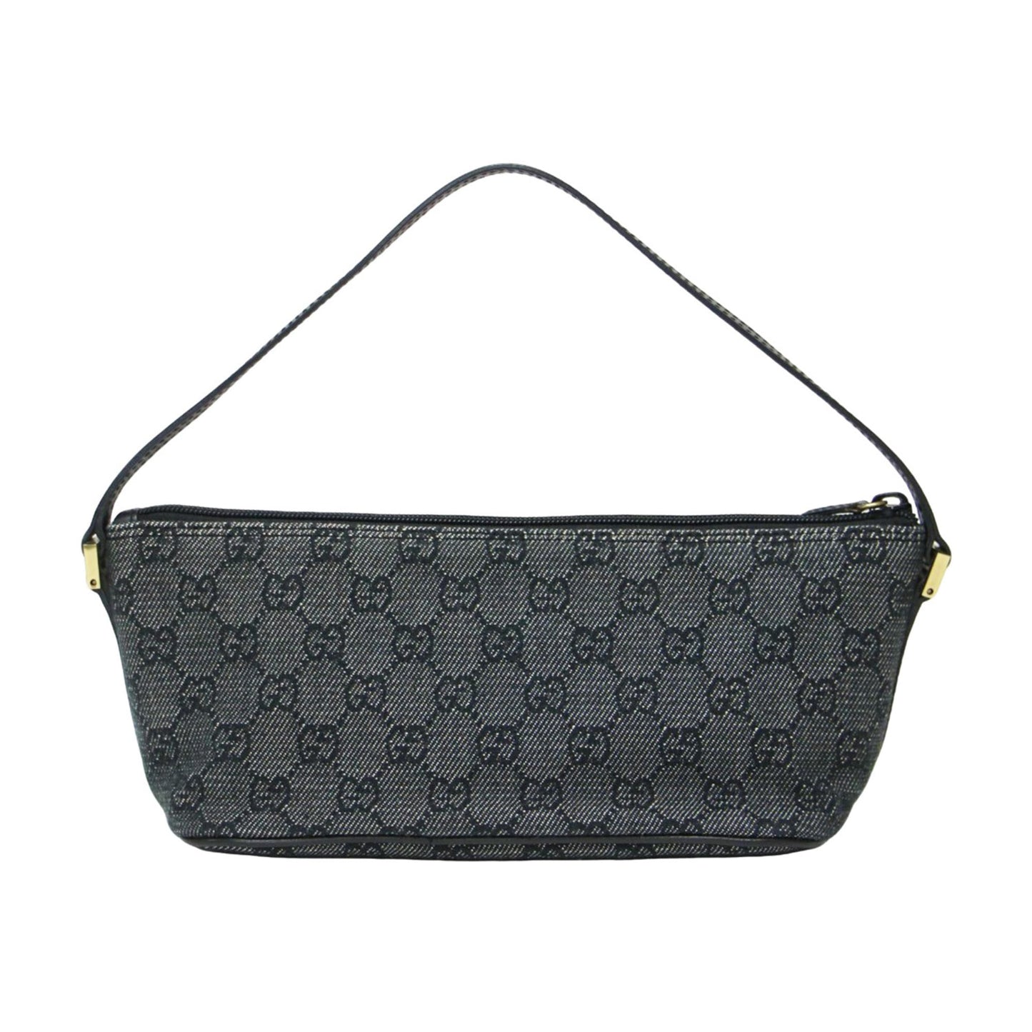 Gucci Black Gg Canvas Handbag