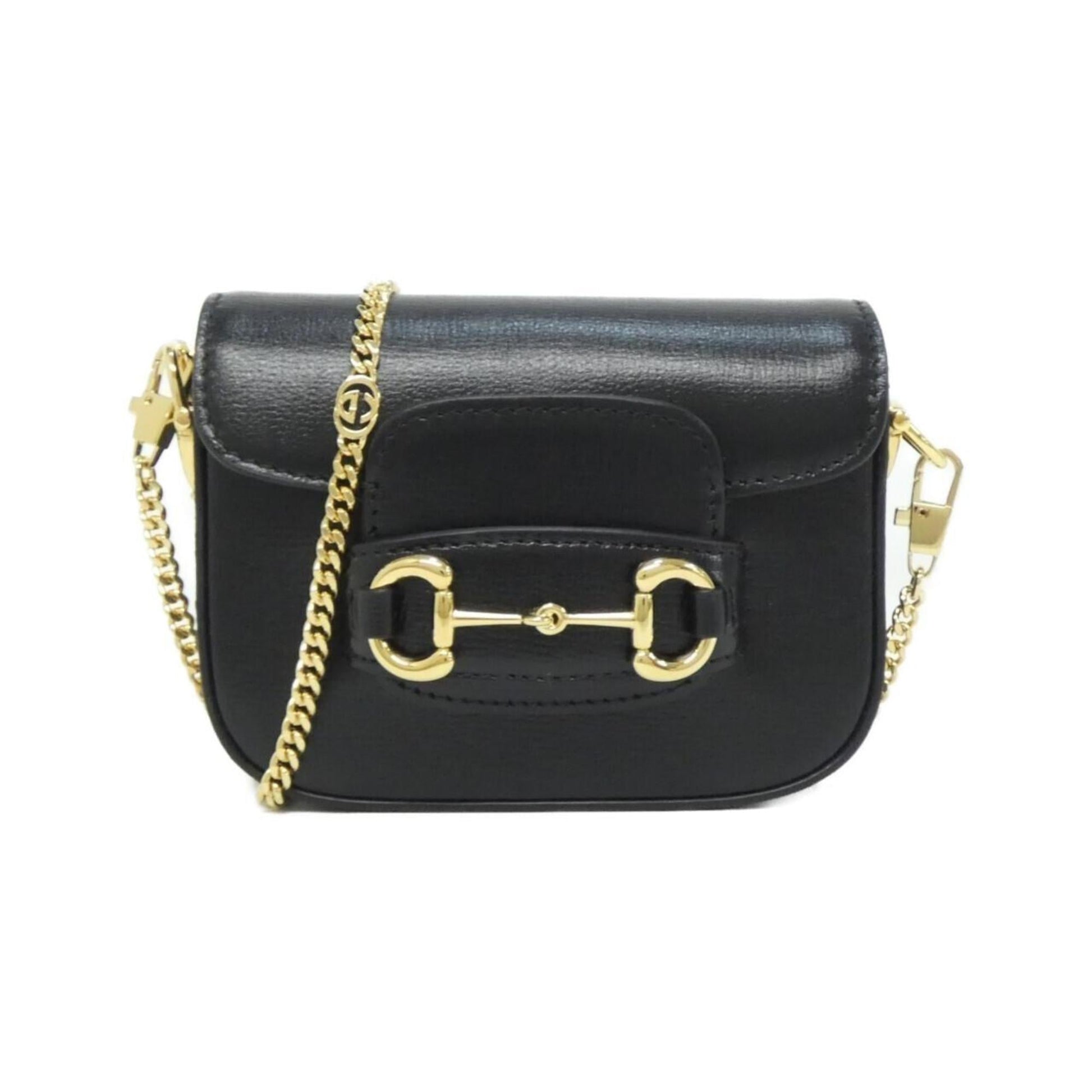 Gucci Black Leather Shoulder Bag