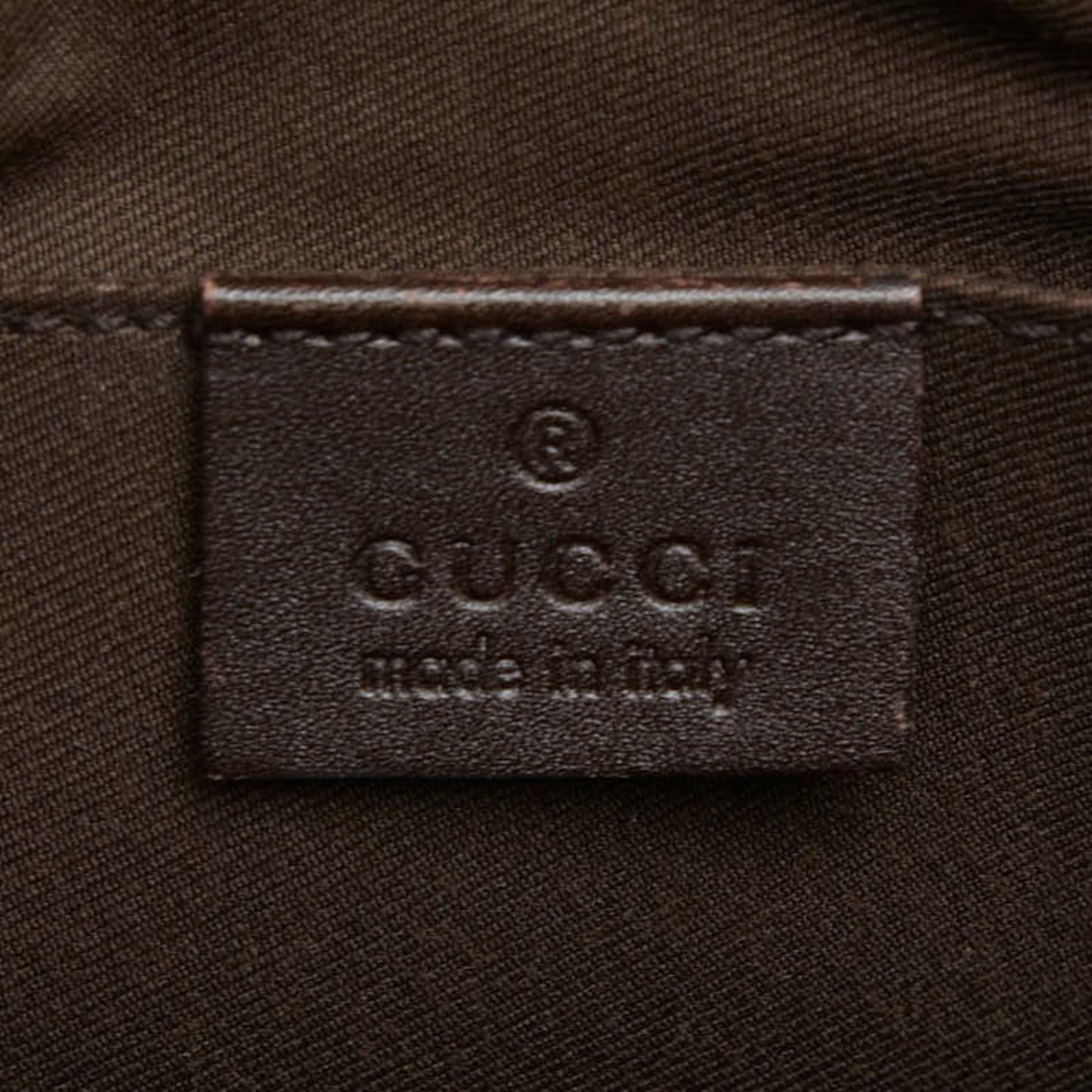 Gucci Gg Canvas Beige Brown Gg Canvas Leather Shoulder Bag