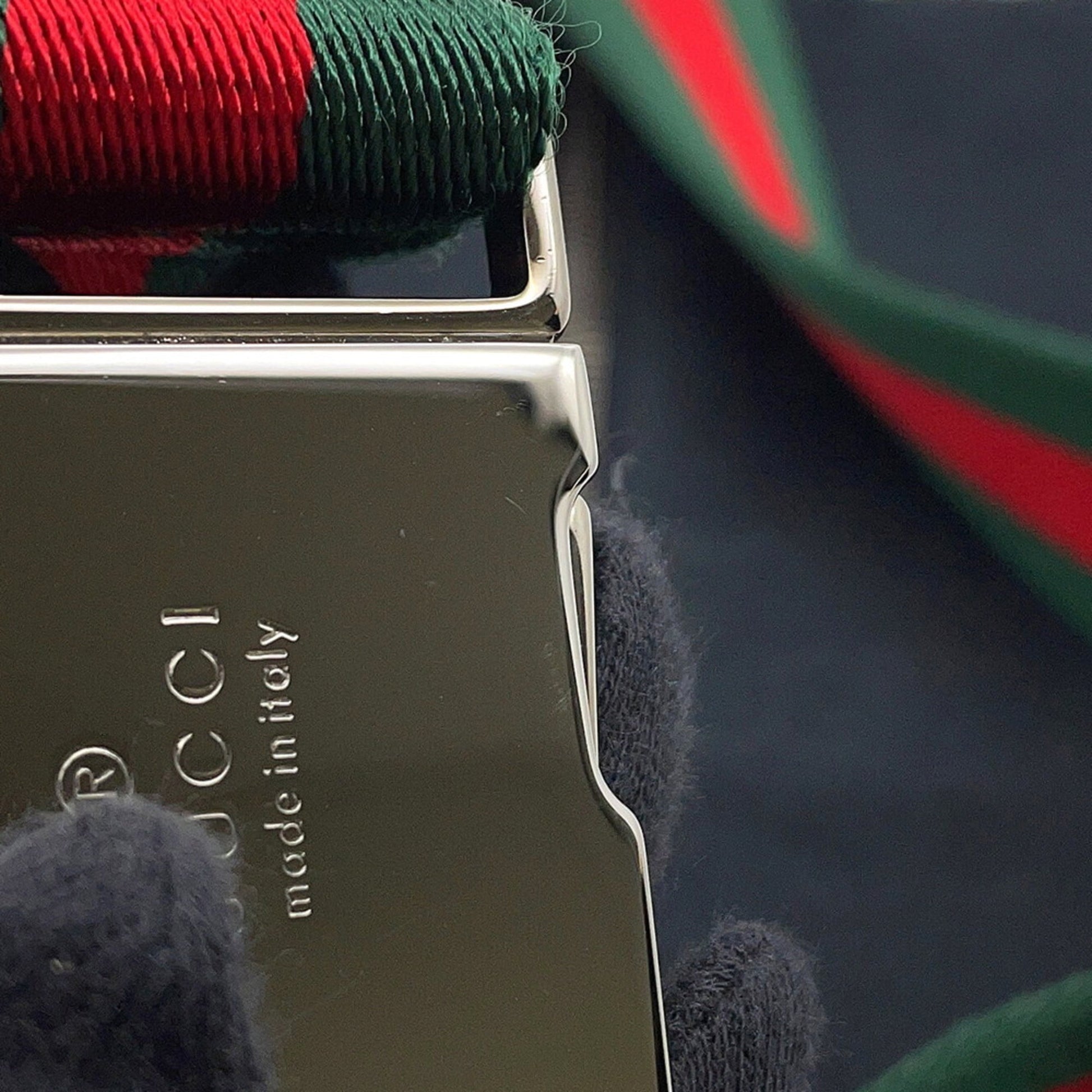 Gucci Sherry Line Black Gg Canvas Sling Bag