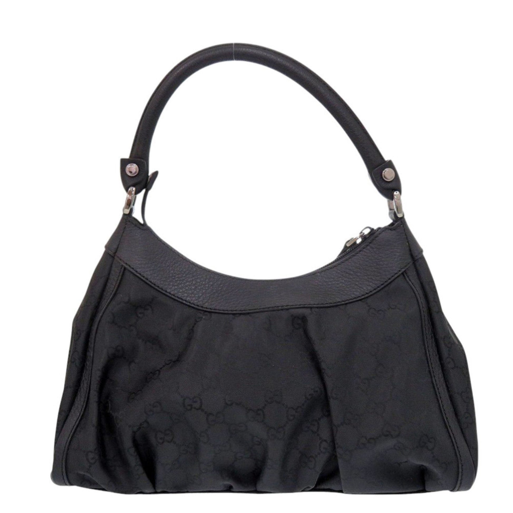 Gucci Black Nylon Handbag Shoulder Bag