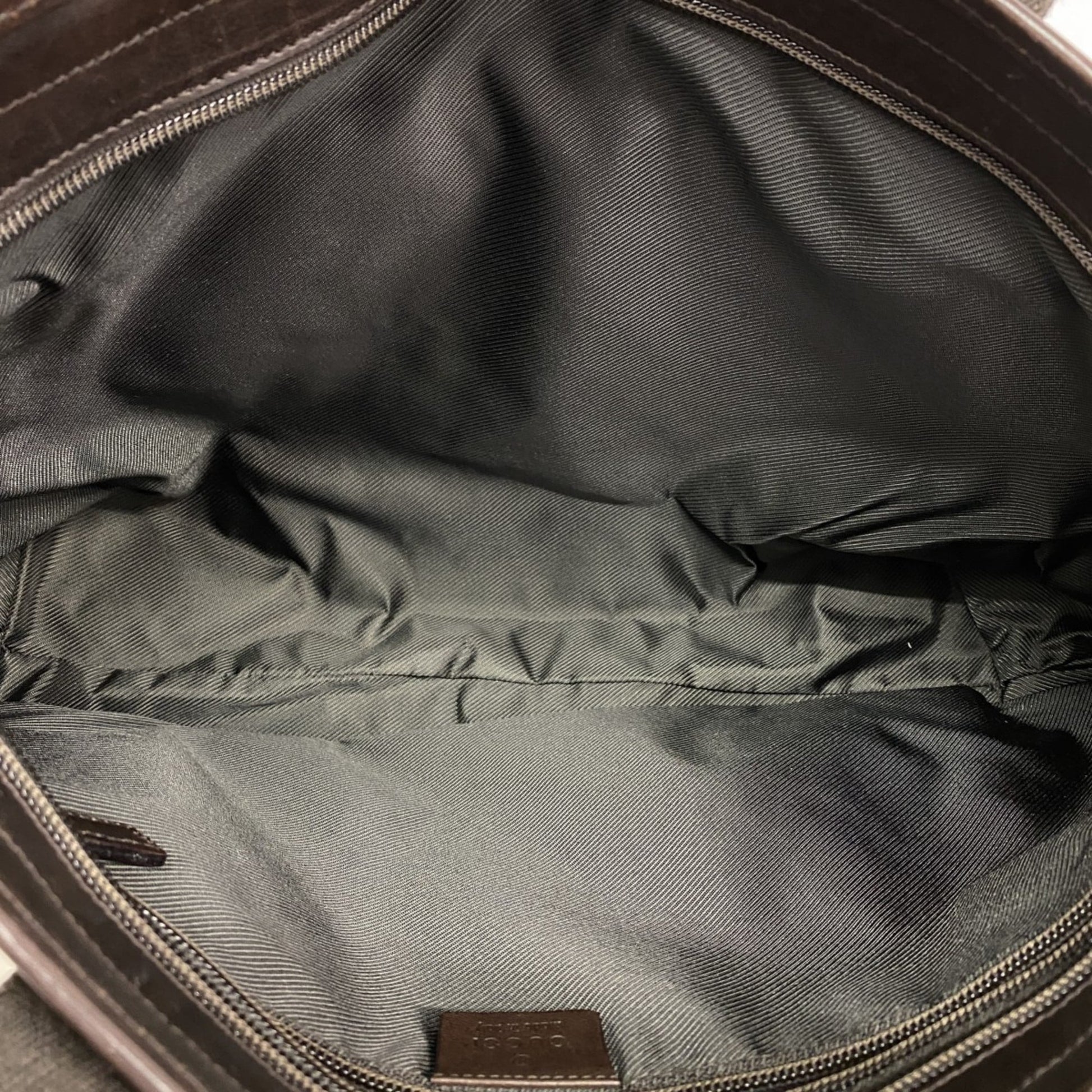 Gucci Brown Denim Tote Bag