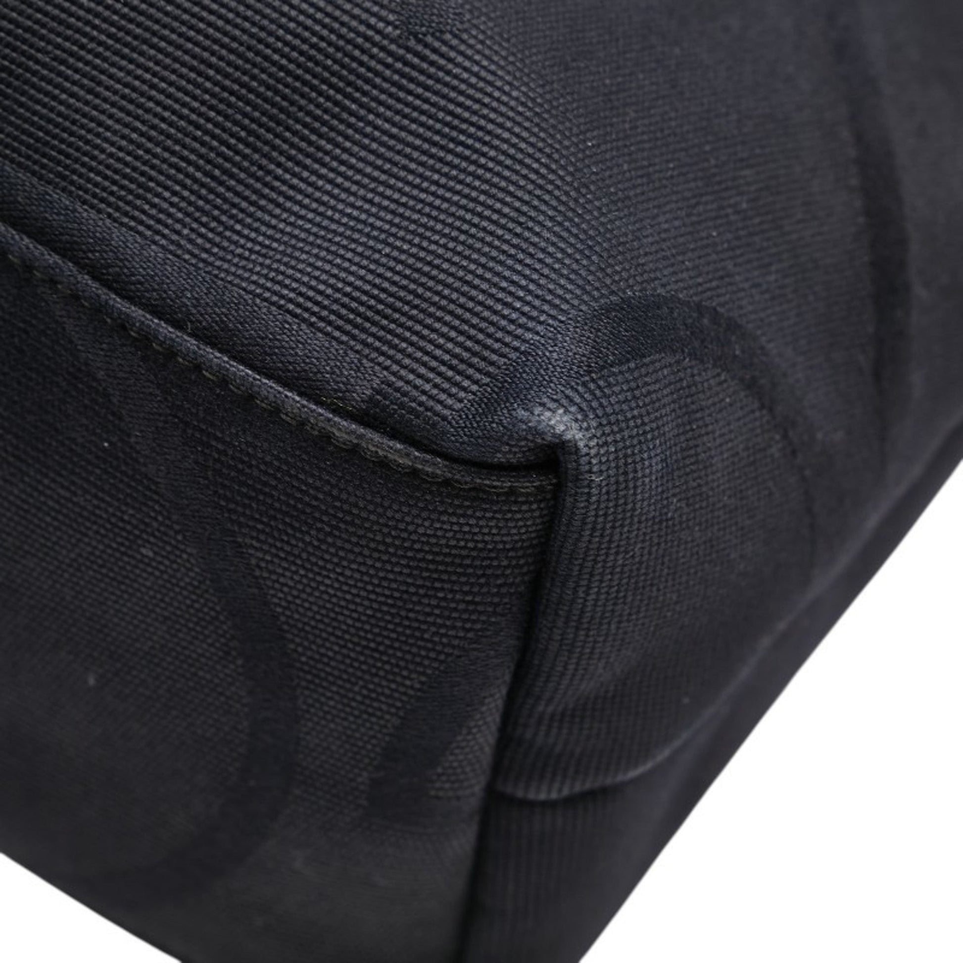 Gucci Black Canvas Tote Bag