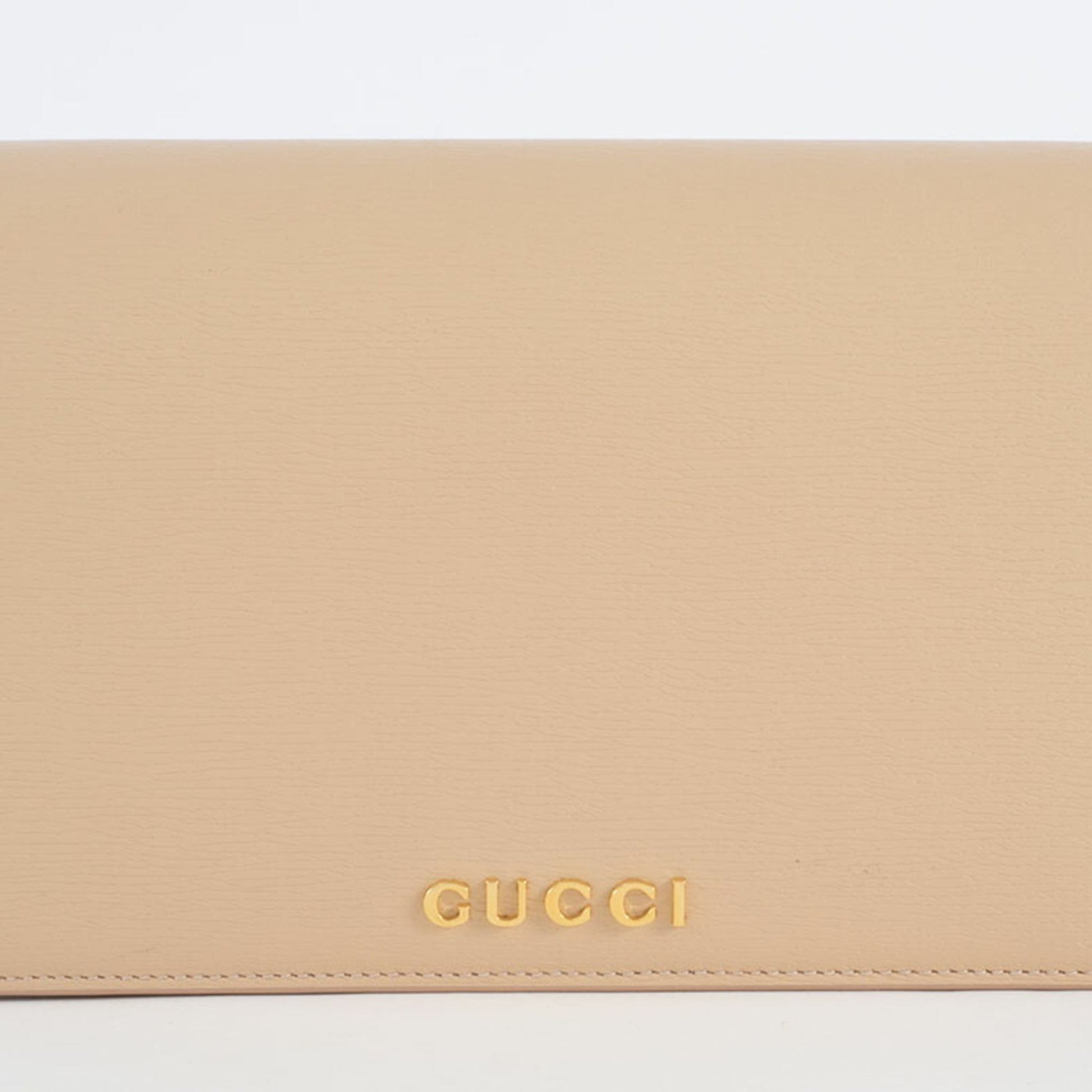 Gucci Pale Orange Leather Shoulder Bag