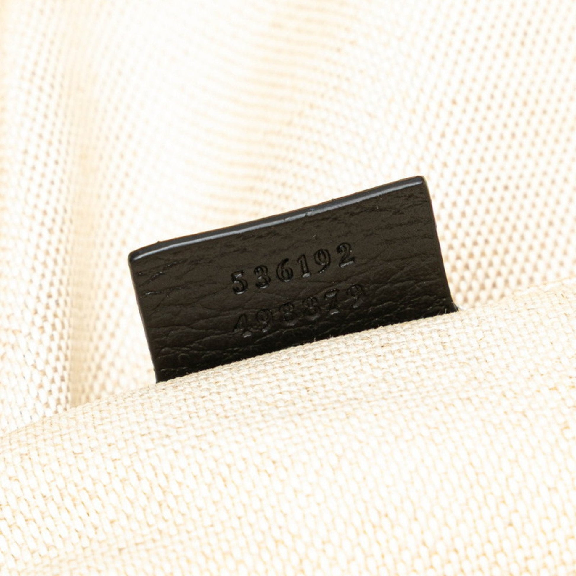 Gucci Black Leather Backpack