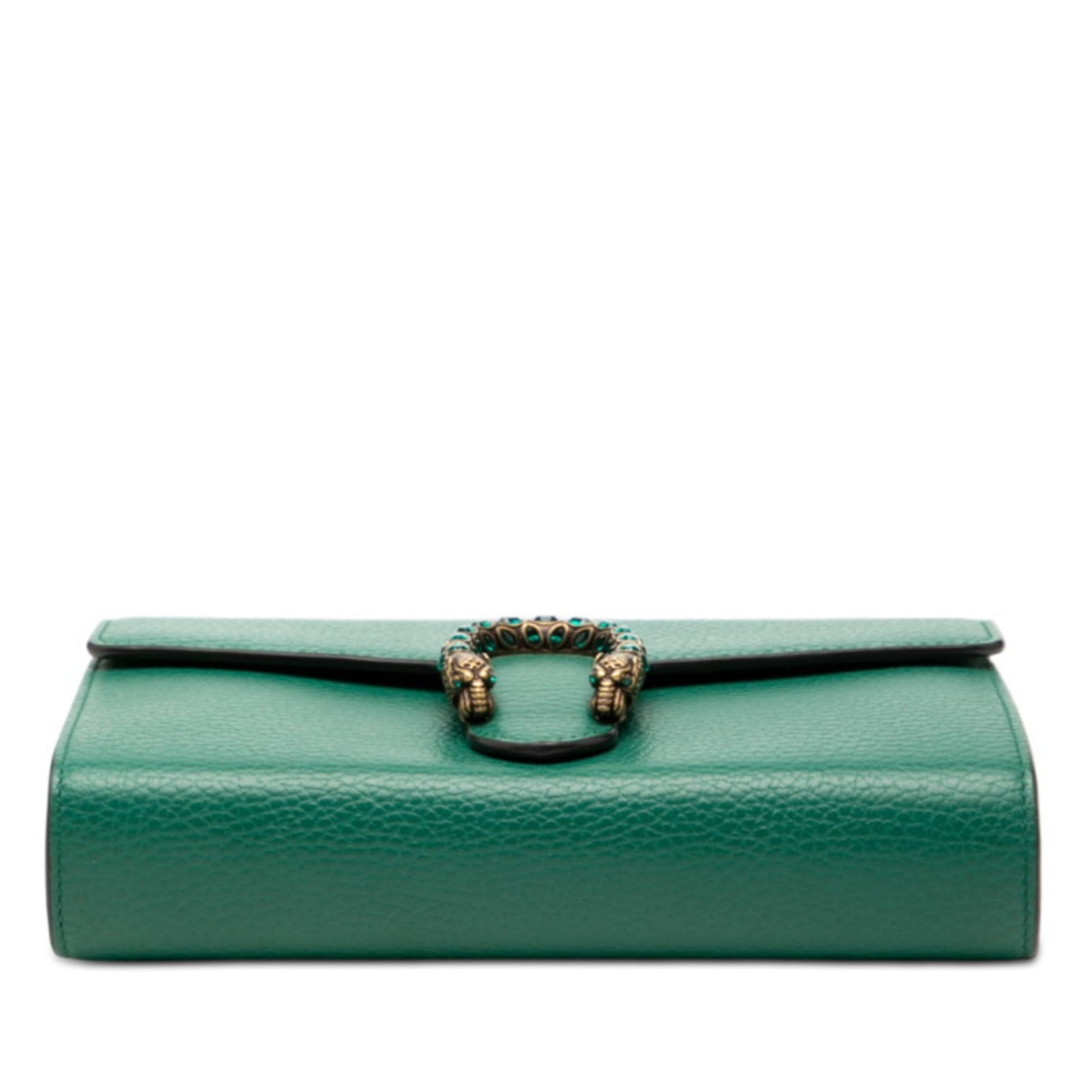 Gucci Green Leather Shoulder Bag