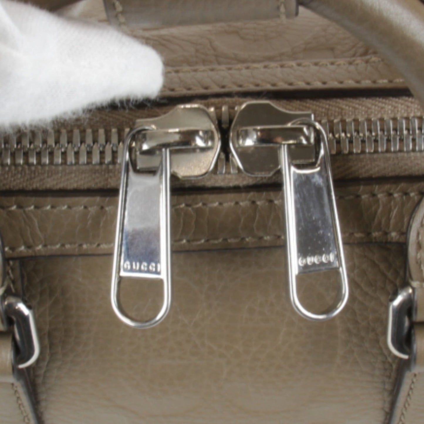 Gucci Beige Leather Handbag