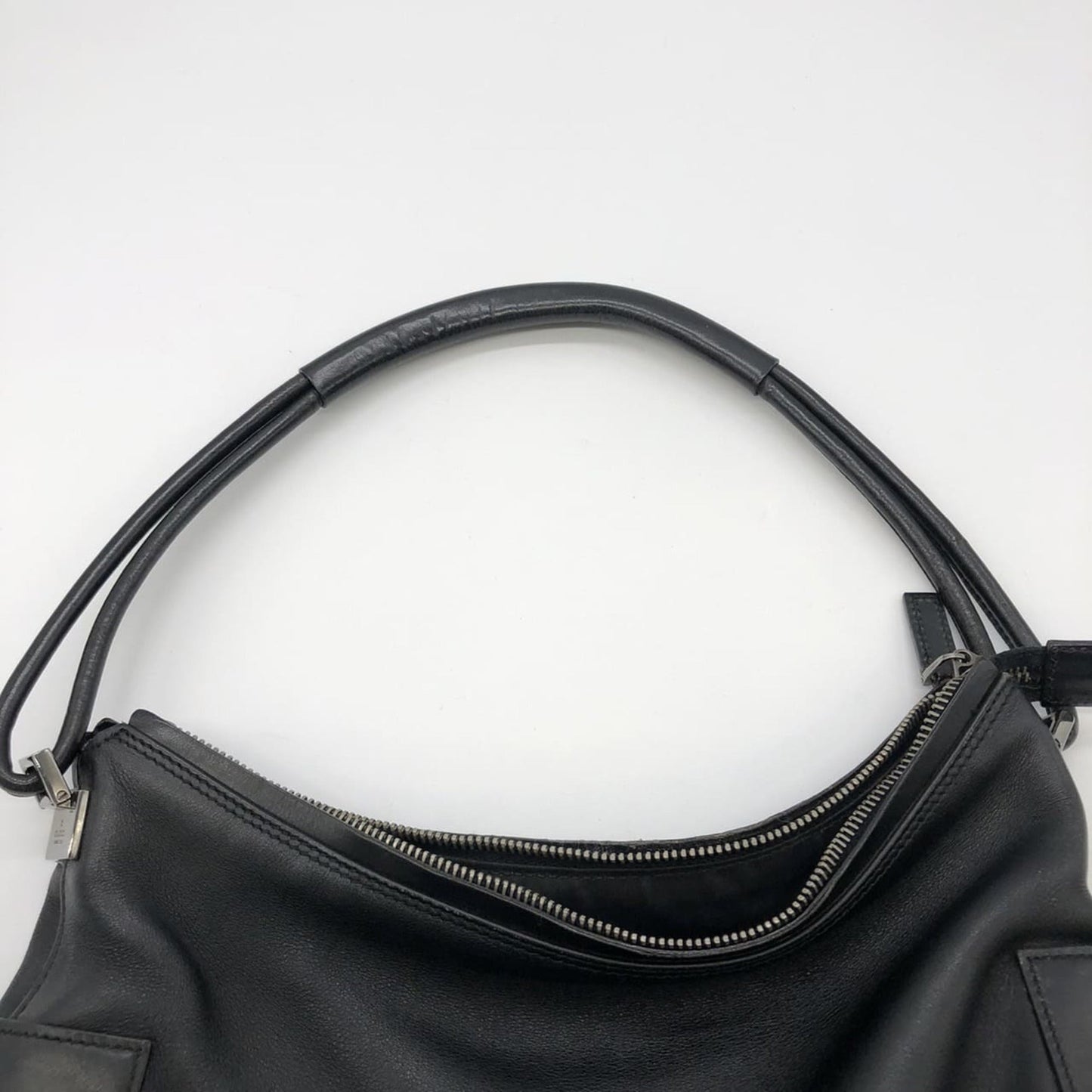 Gucci Black Leather Handbag Shoulder Bag