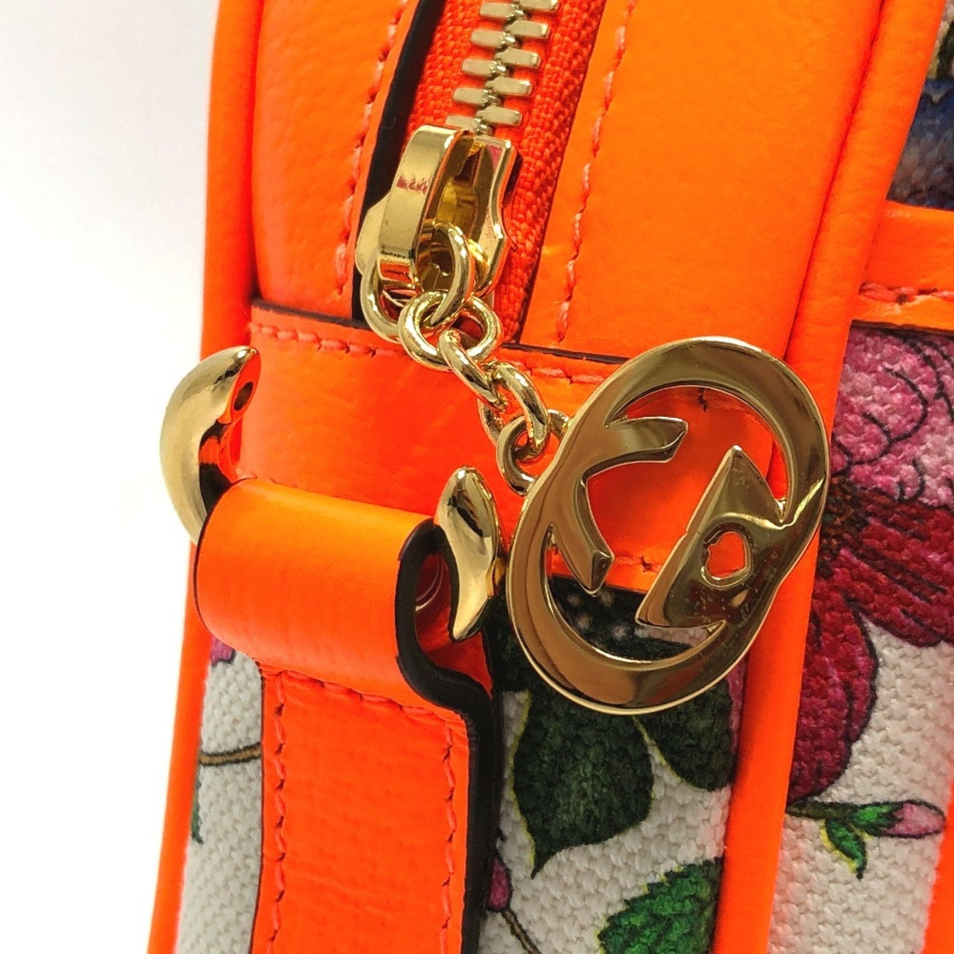 Gucci Multi-Color Canvas Leather Shoulder Bag