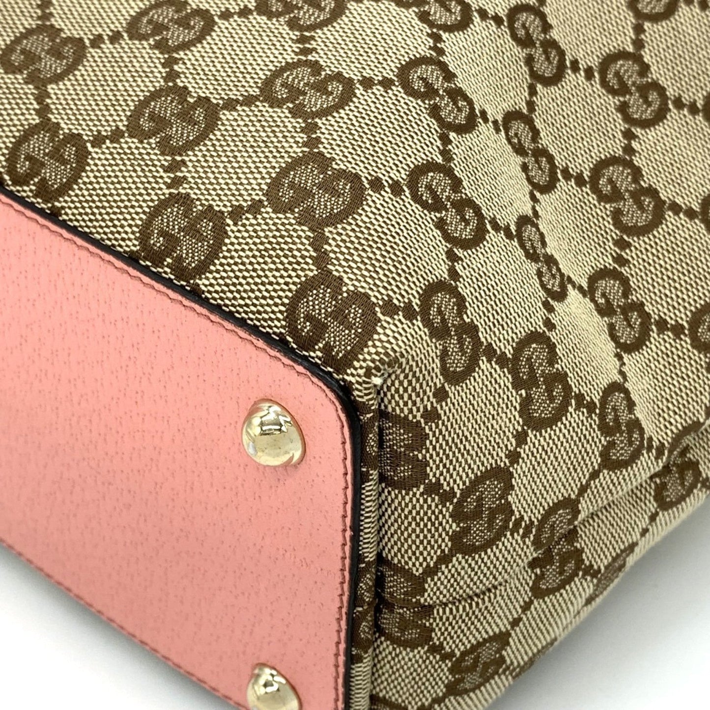 Gucci Beige Gg Canvas Tote Bag