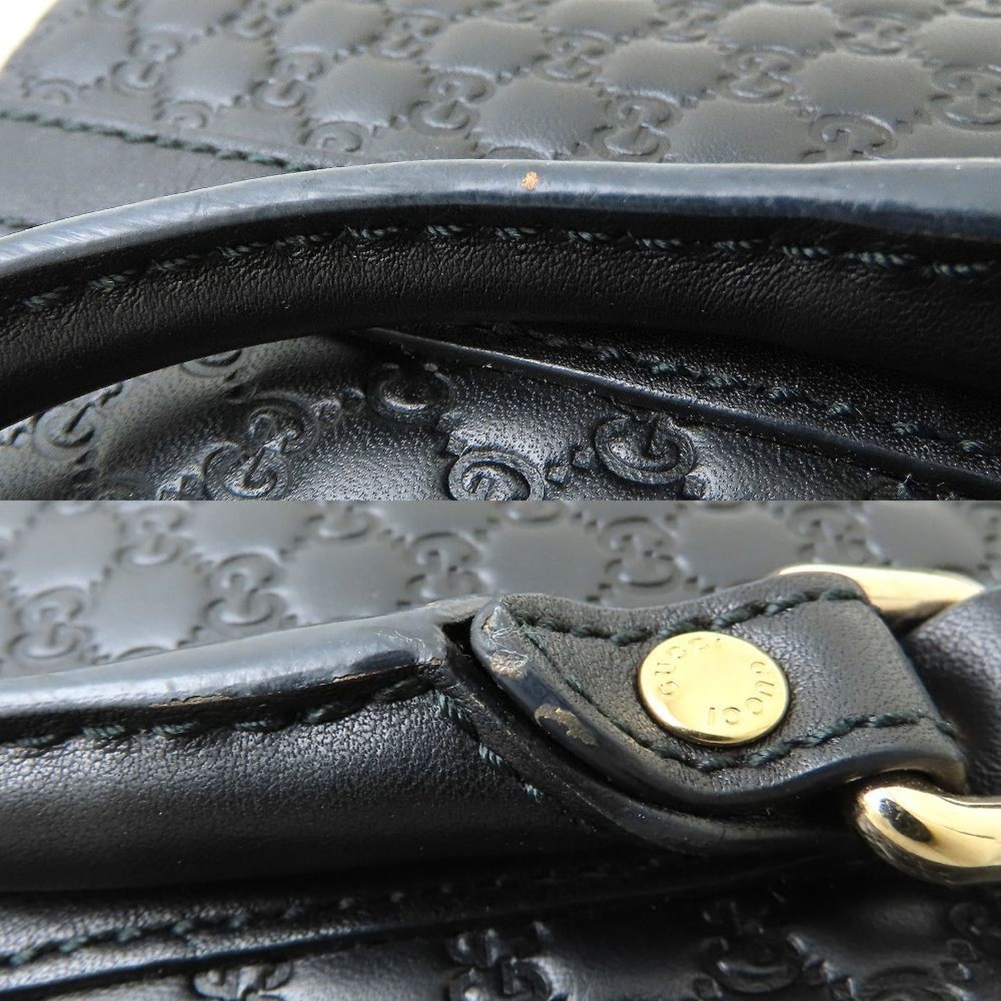 Gucci Black Leather Handbag