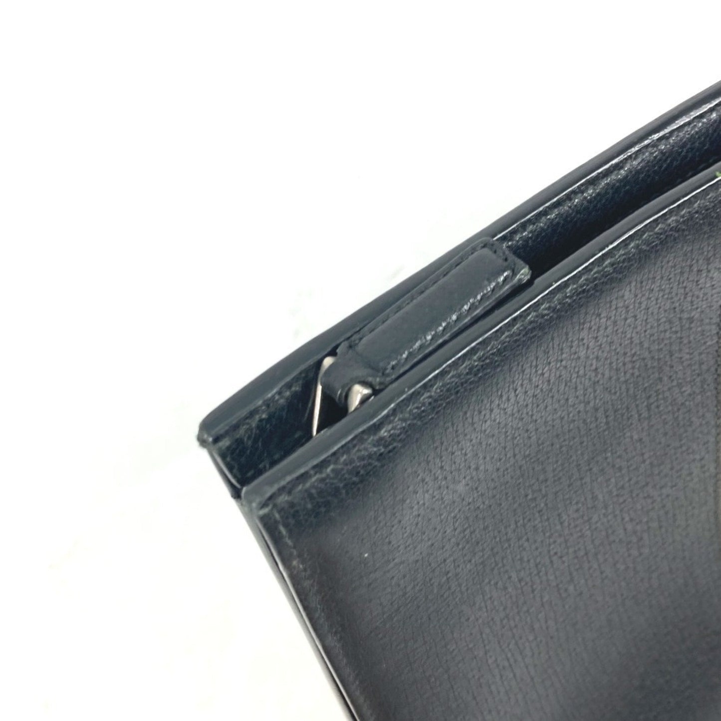 Gucci Black Leather Clutch Bag Pouch