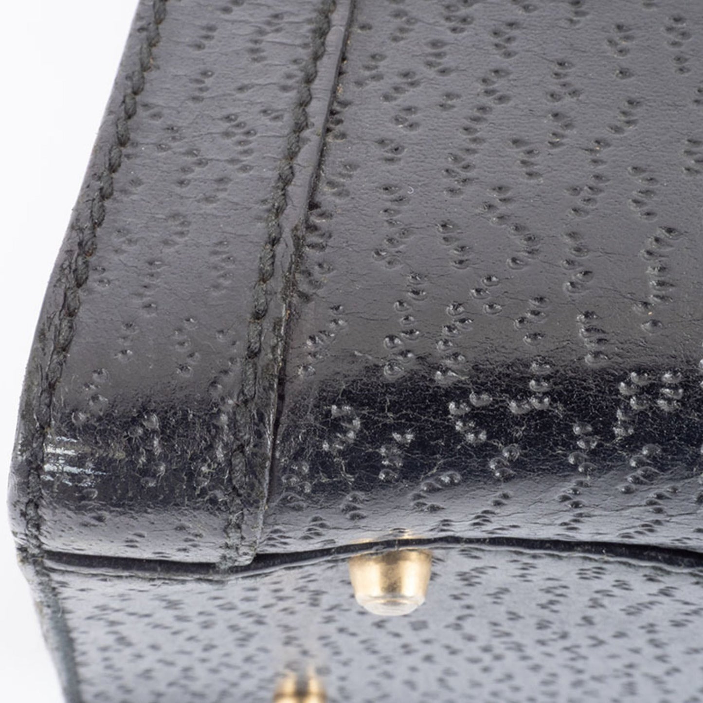 Gucci Black Leather Tote Bag