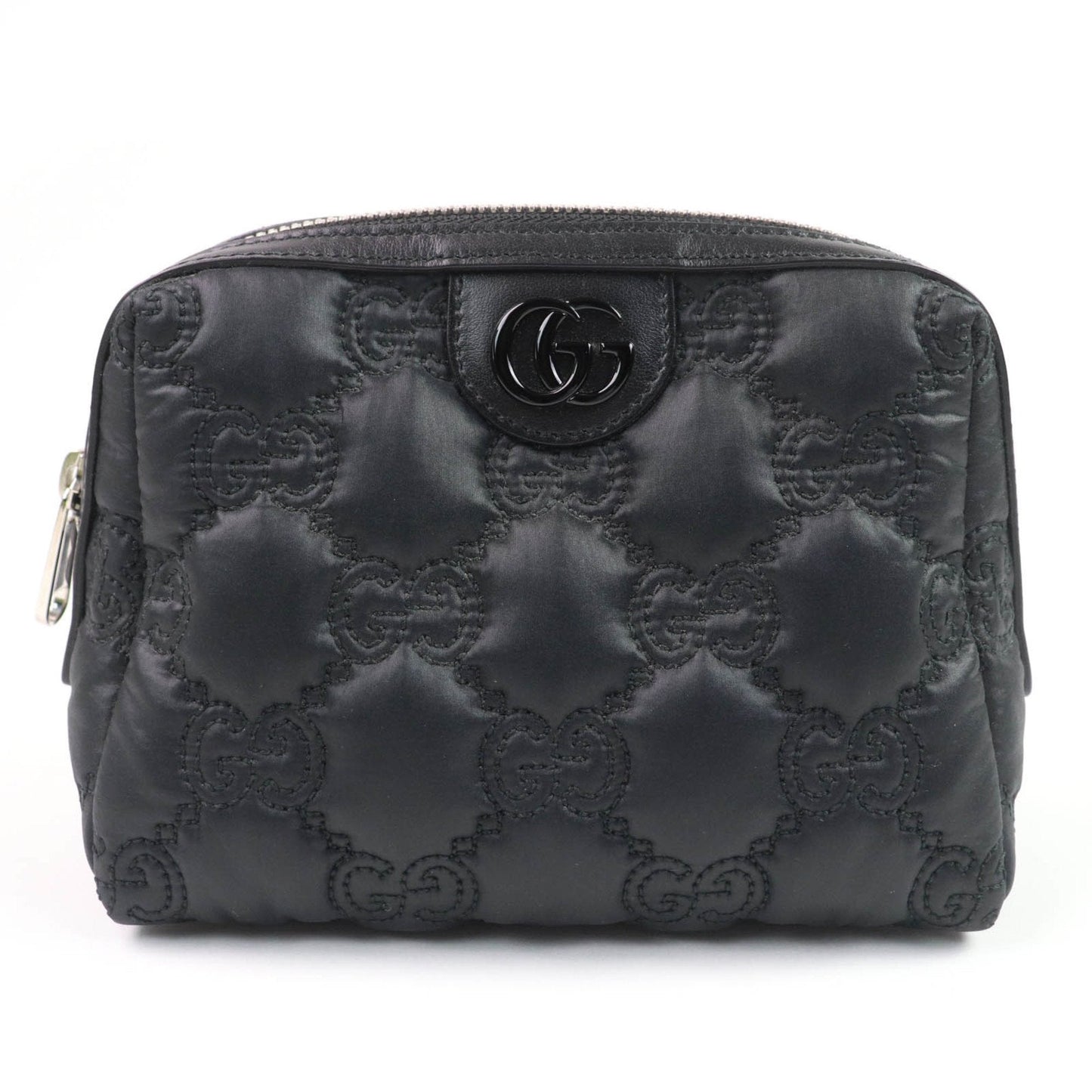 Gucci Black Purple Nylon Pouch