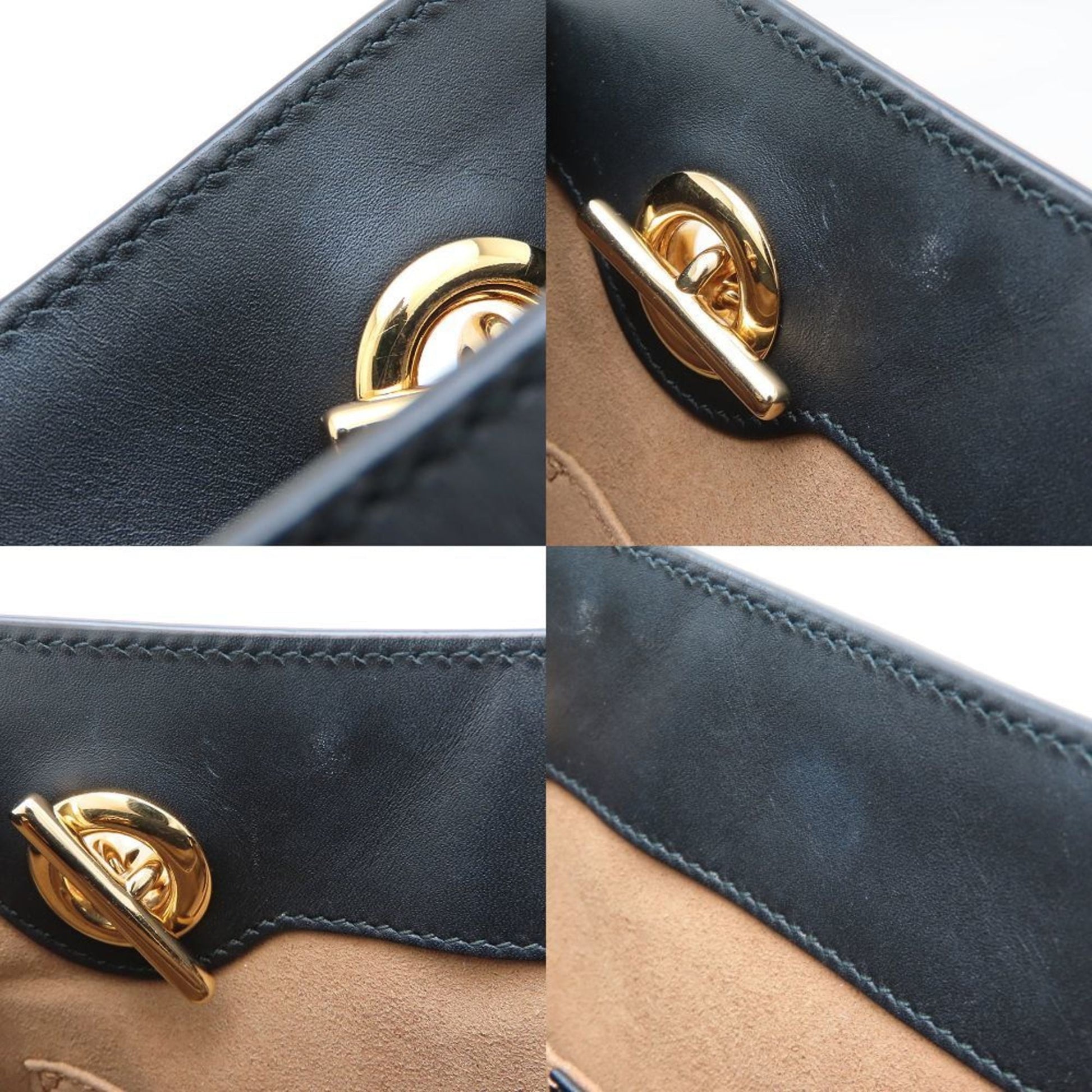 Gucci Brown Gg Supreme Leather Shoulder Bag Tote Bag