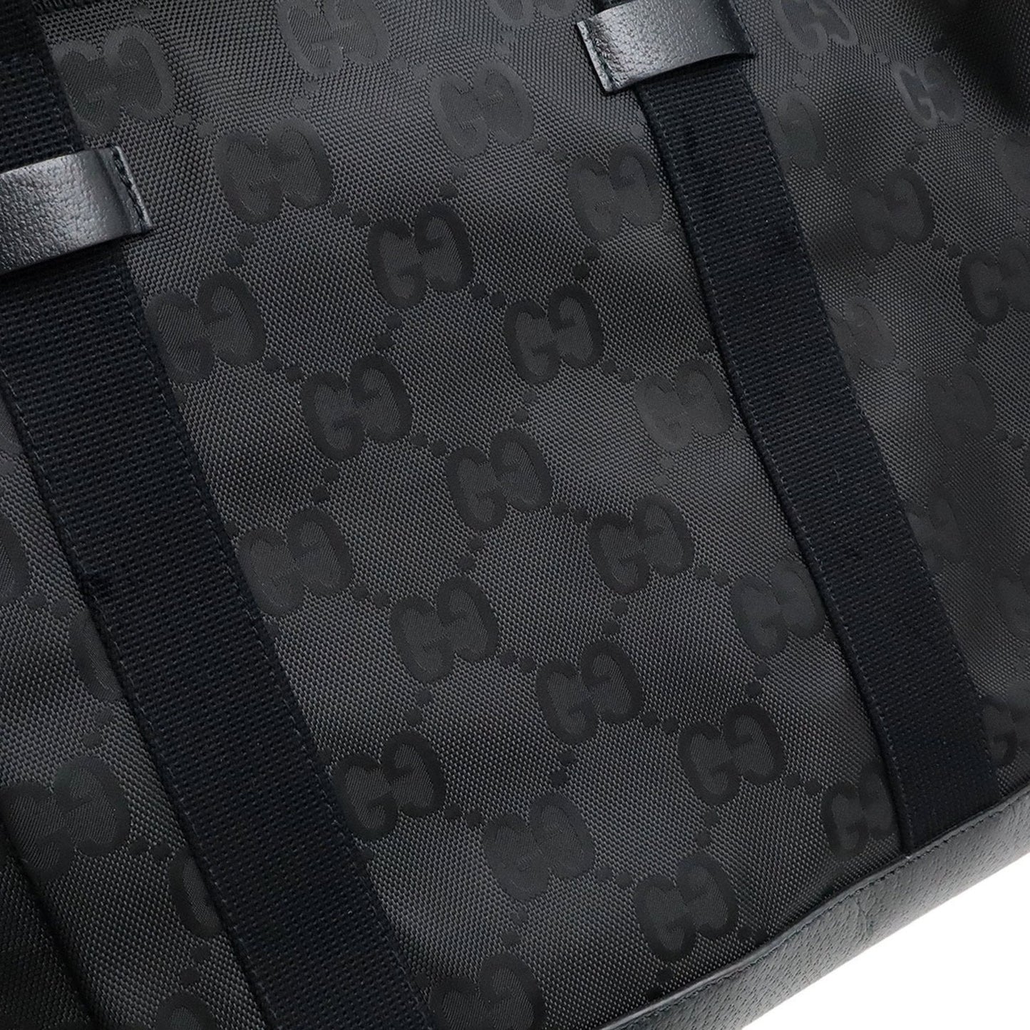 Gucci Black Nylon Canvas Shoulder Bag