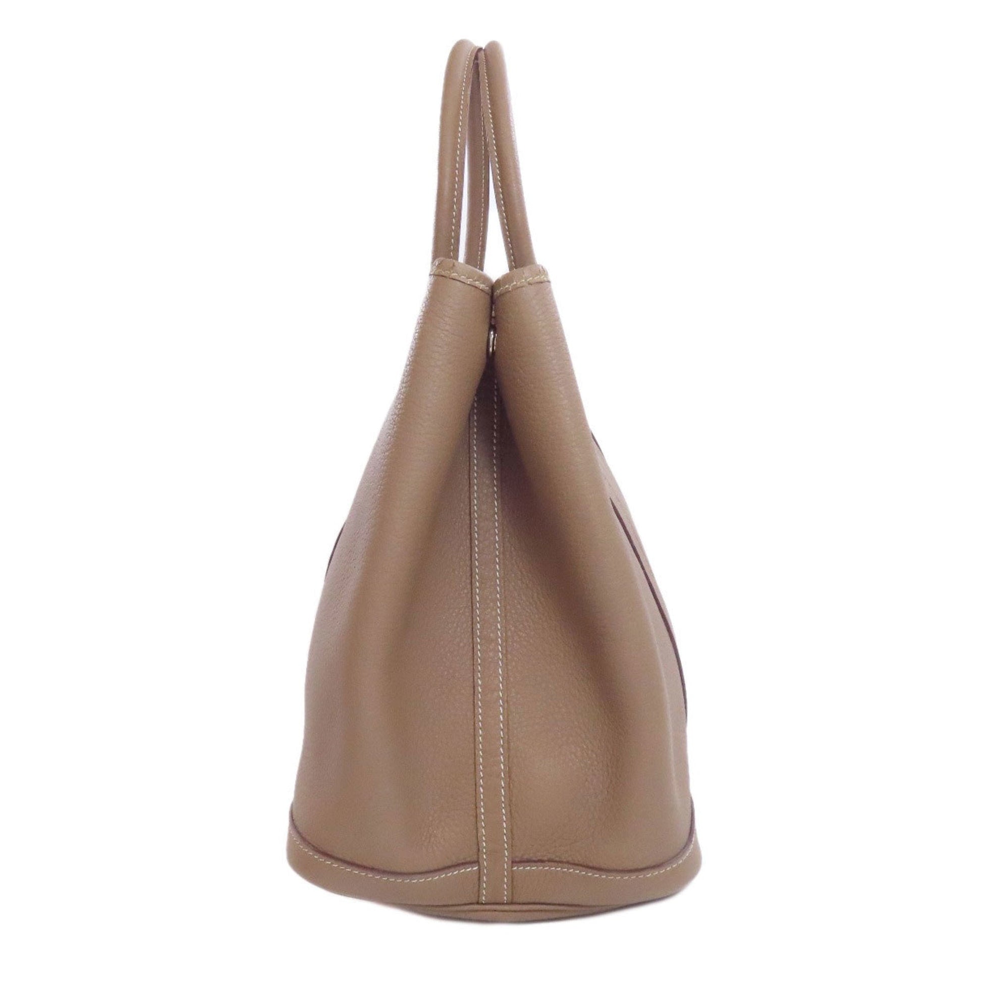 Hermes Garden Etoupe Negonda Tote Bag Leather Gray Leather Tote Bag