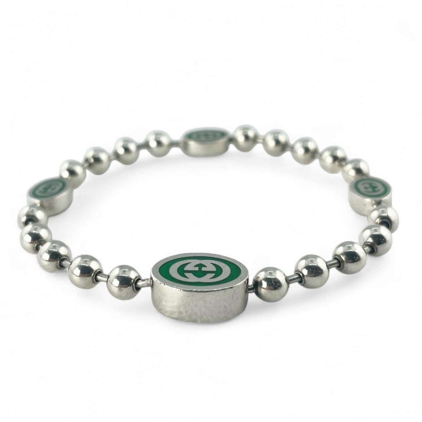Gucci Green Charm Bracelet