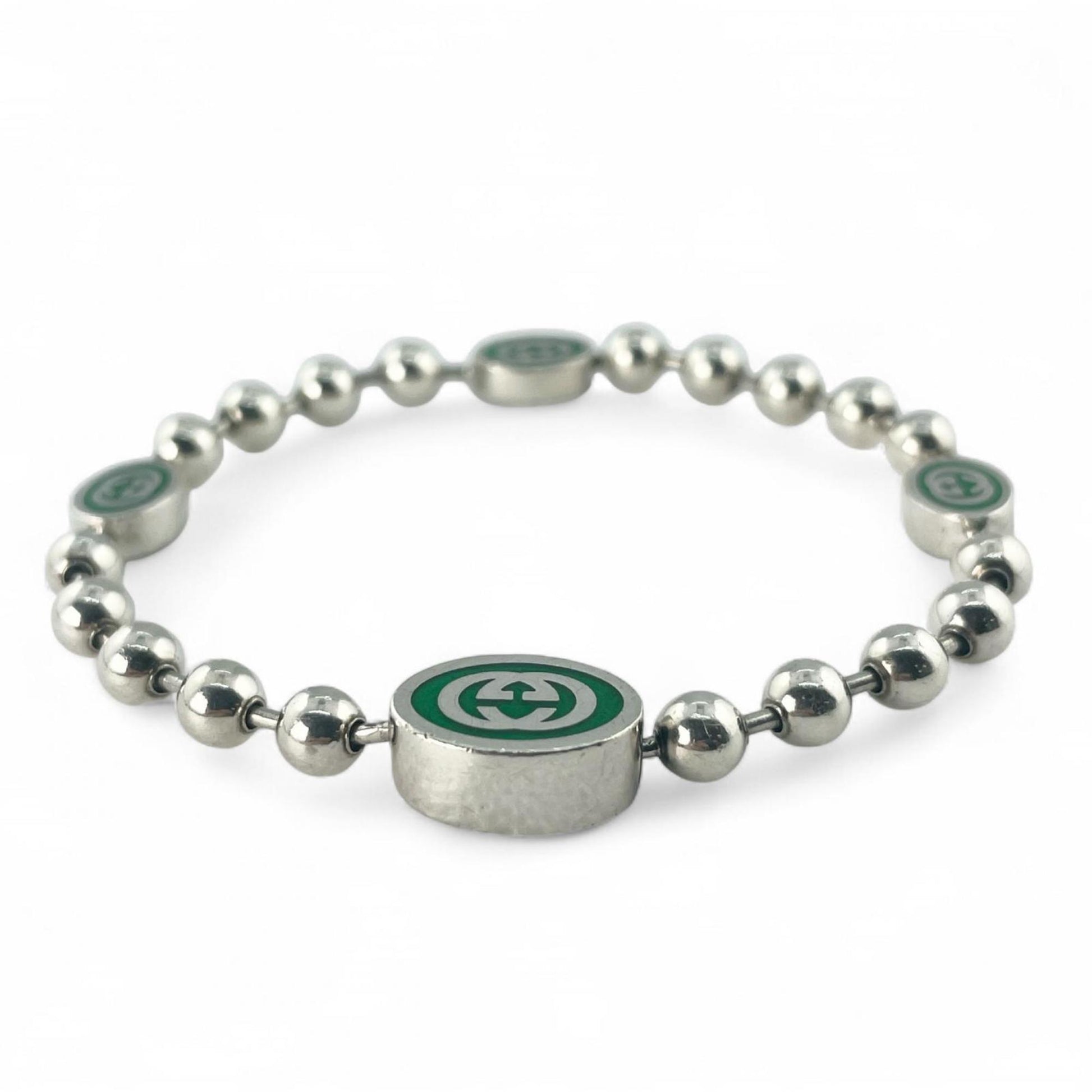 Gucci Green Charm Bracelet