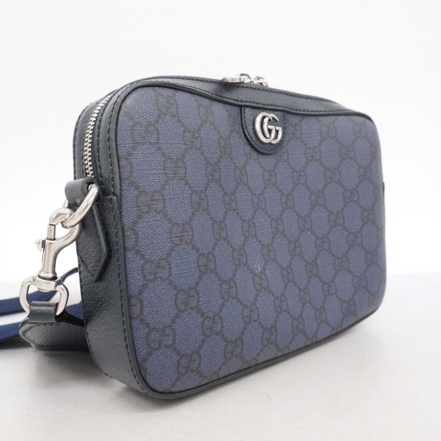 Gucci Navy Pvc Shoulder Bag