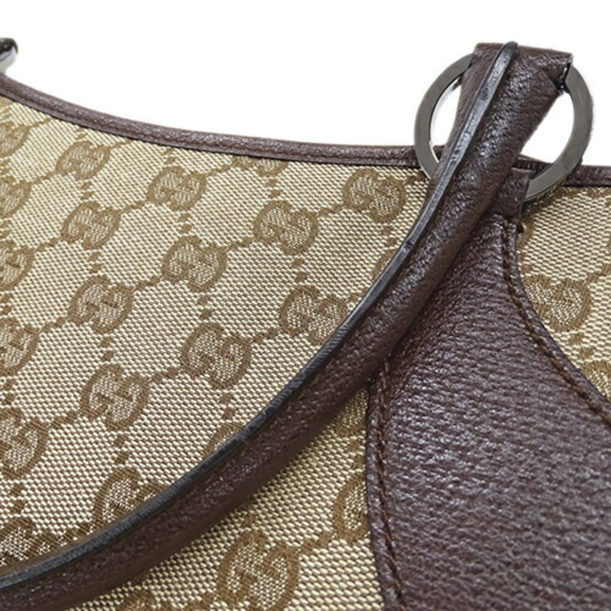 Gucci Beige Brown Gg Canvas Tote Bag