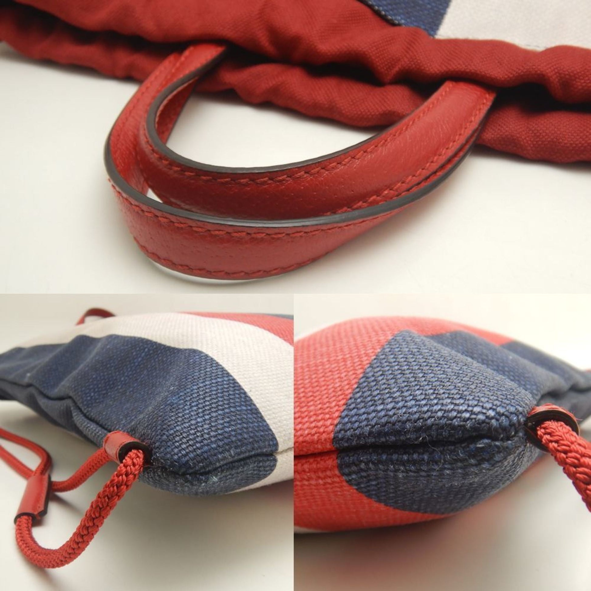 Gucci Red Color Canvas