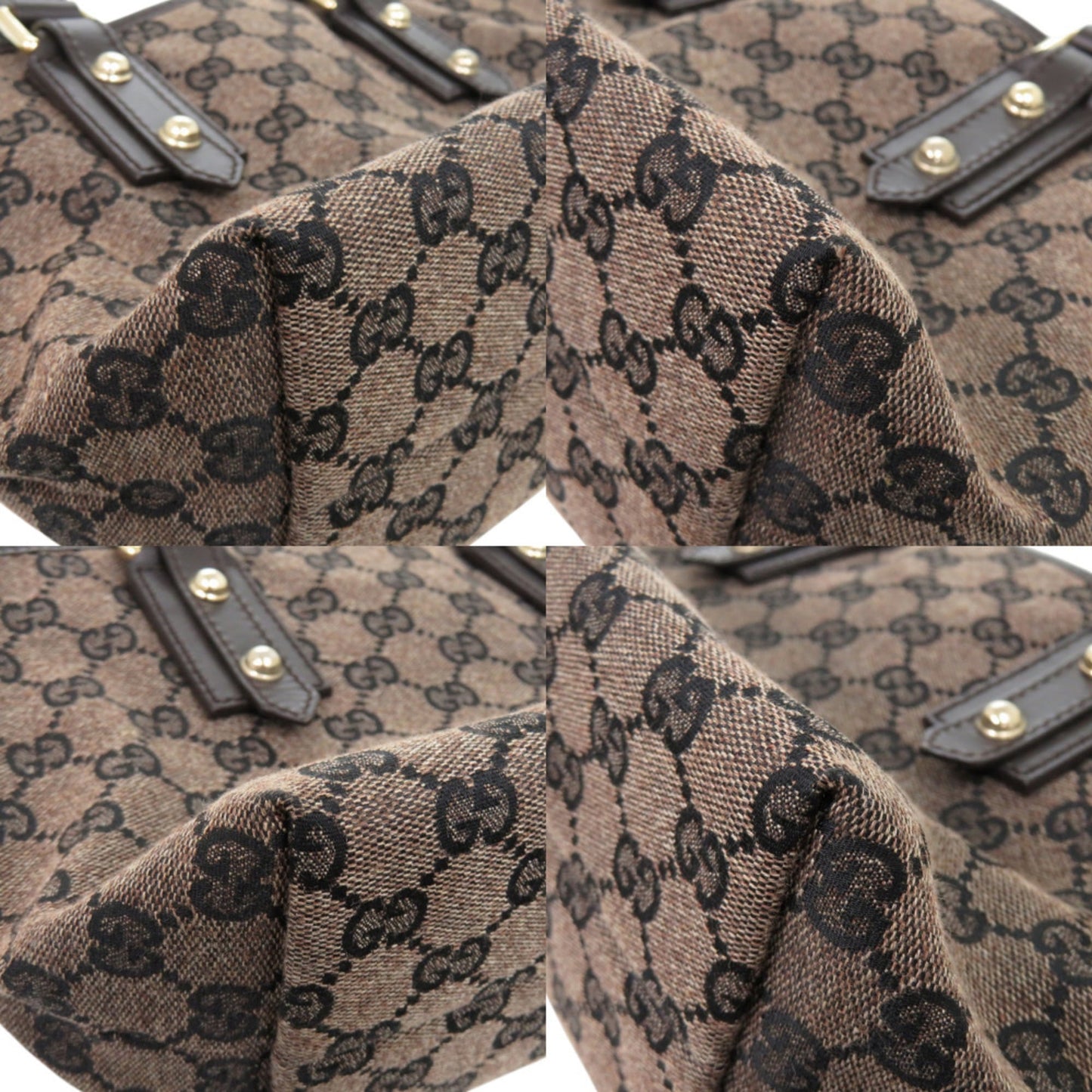 Gucci Brown Gg Canvas Handbag