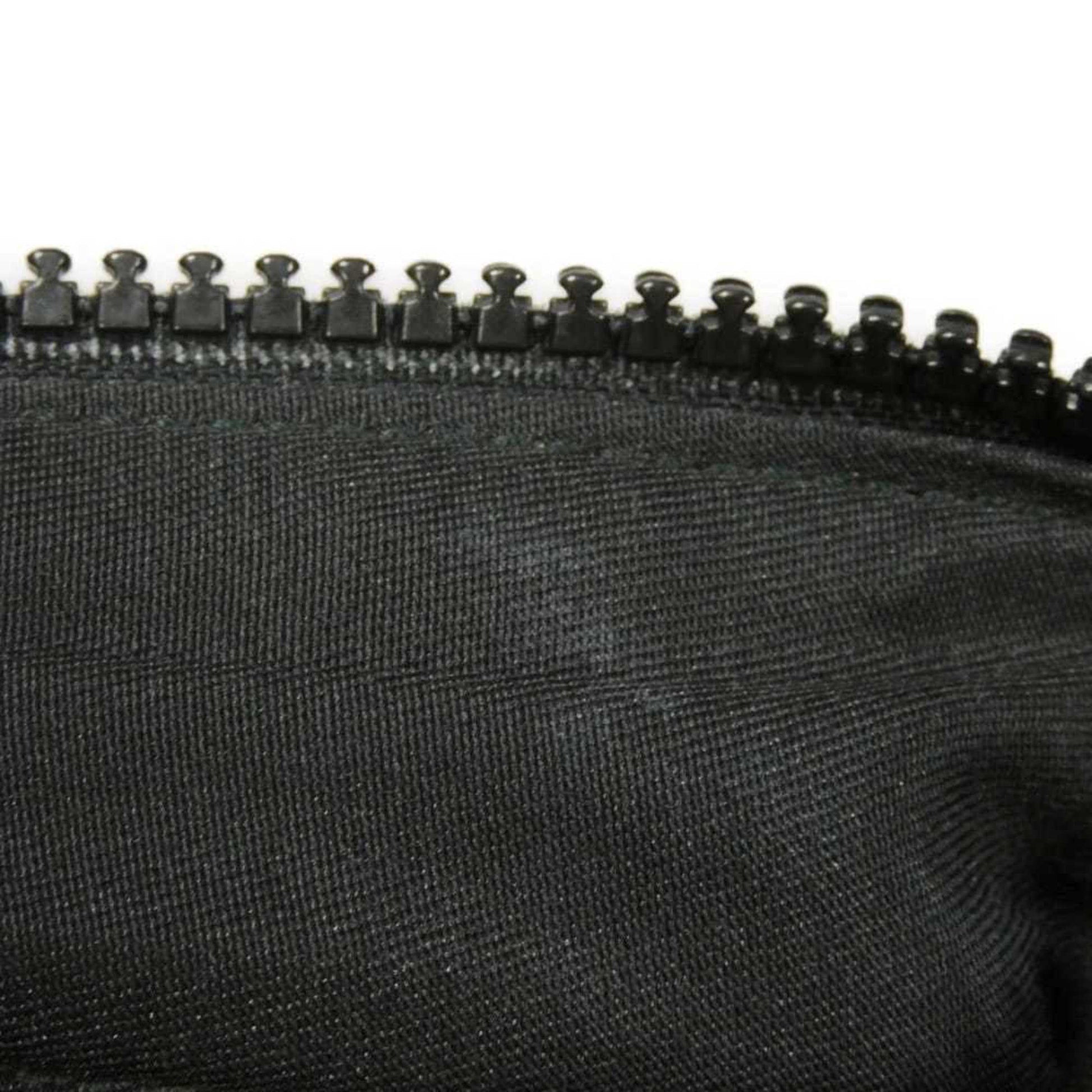 Gucci Black Nylon Gg Canvas Leather Messenger Bag Shoulder Bag