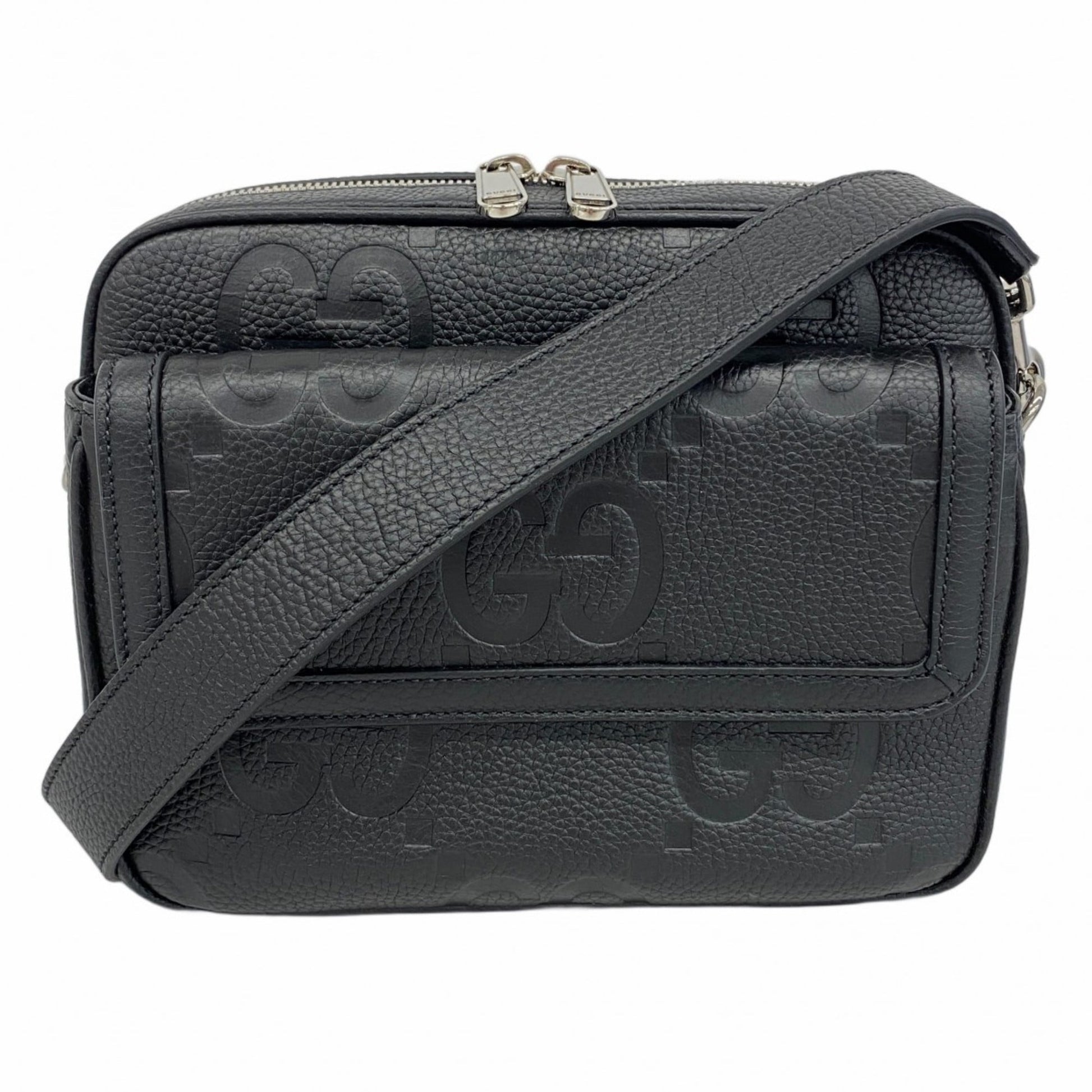 Gucci Black Leather Sling Bag