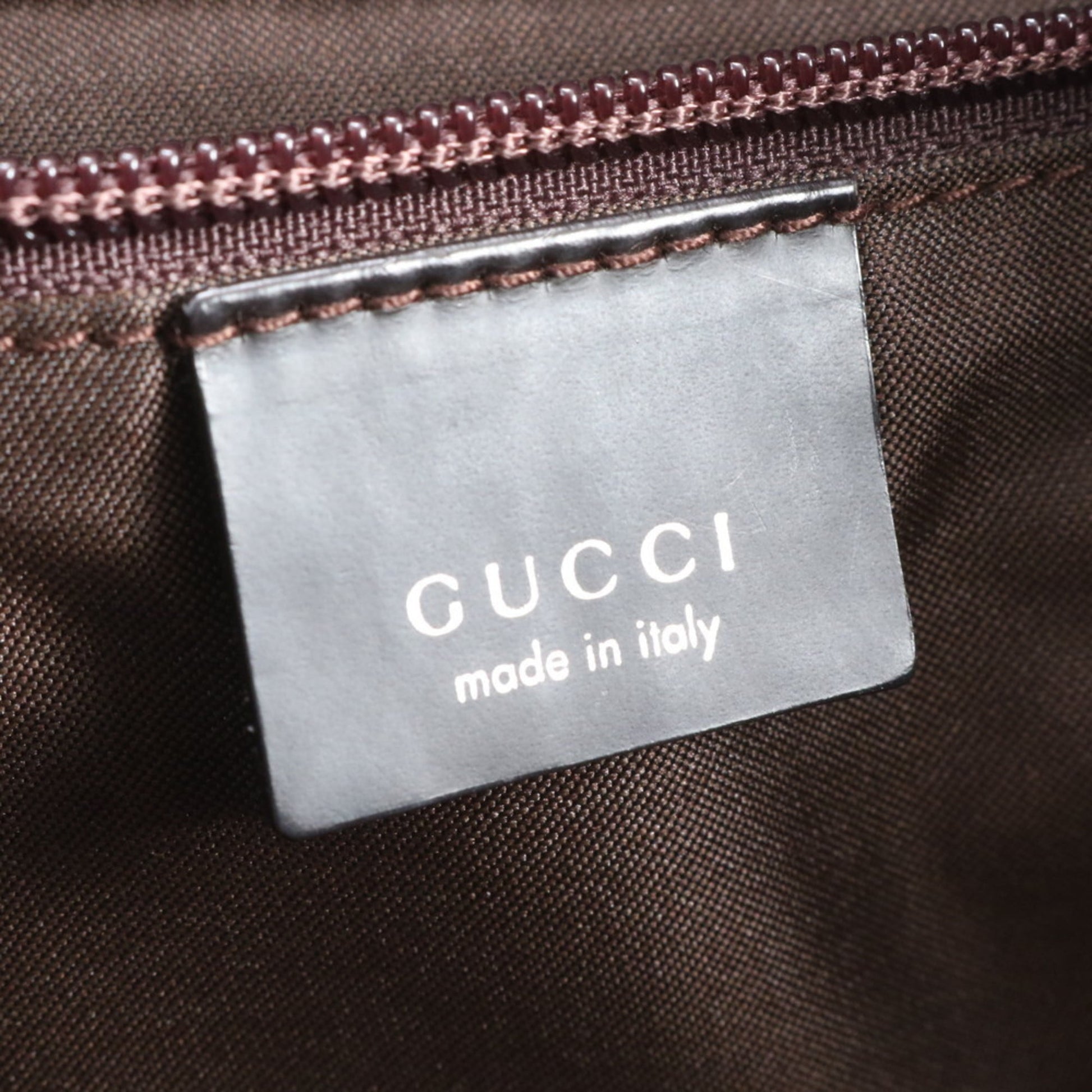 Gucci Brown Nylon Nylon Briefcase