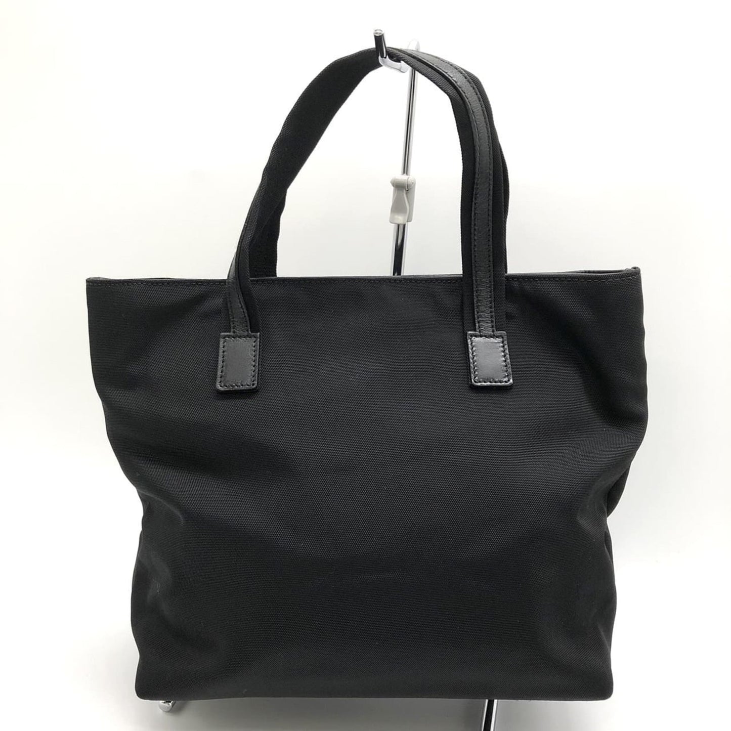 Gucci Black Nylon Leather Handbag