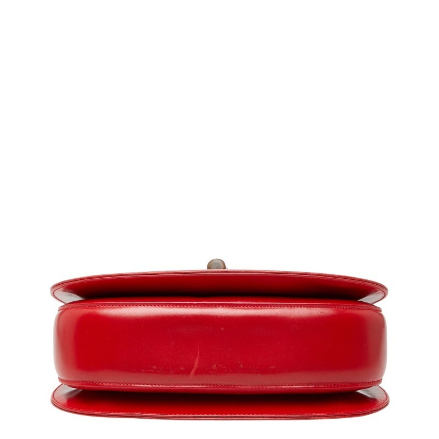 Gucci Bamboo Red Color Leather Handbag Shoulder Bag
