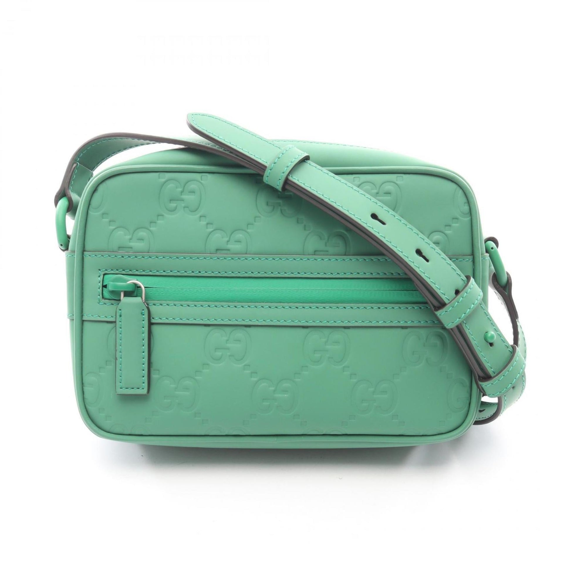 Gucci Green Rubber Shoulder Bag