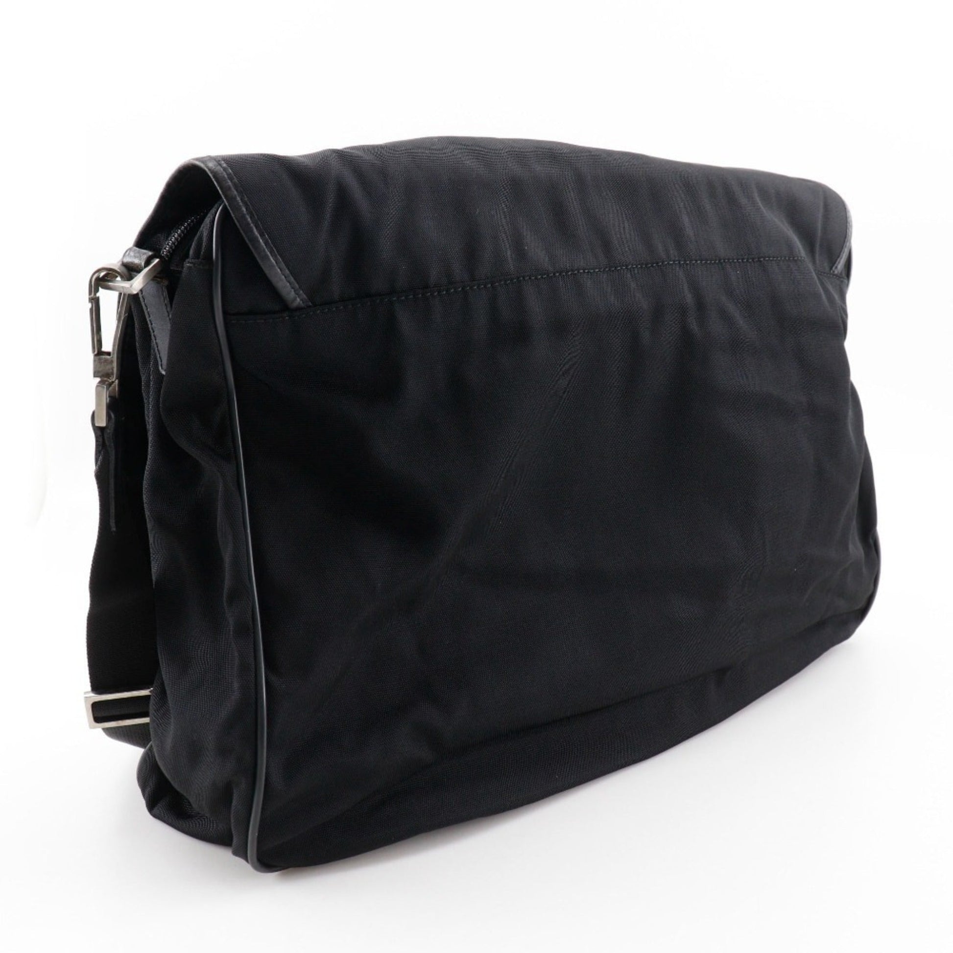 Gucci Black Nylon Canvas Shoulder Bag Sling Bag
