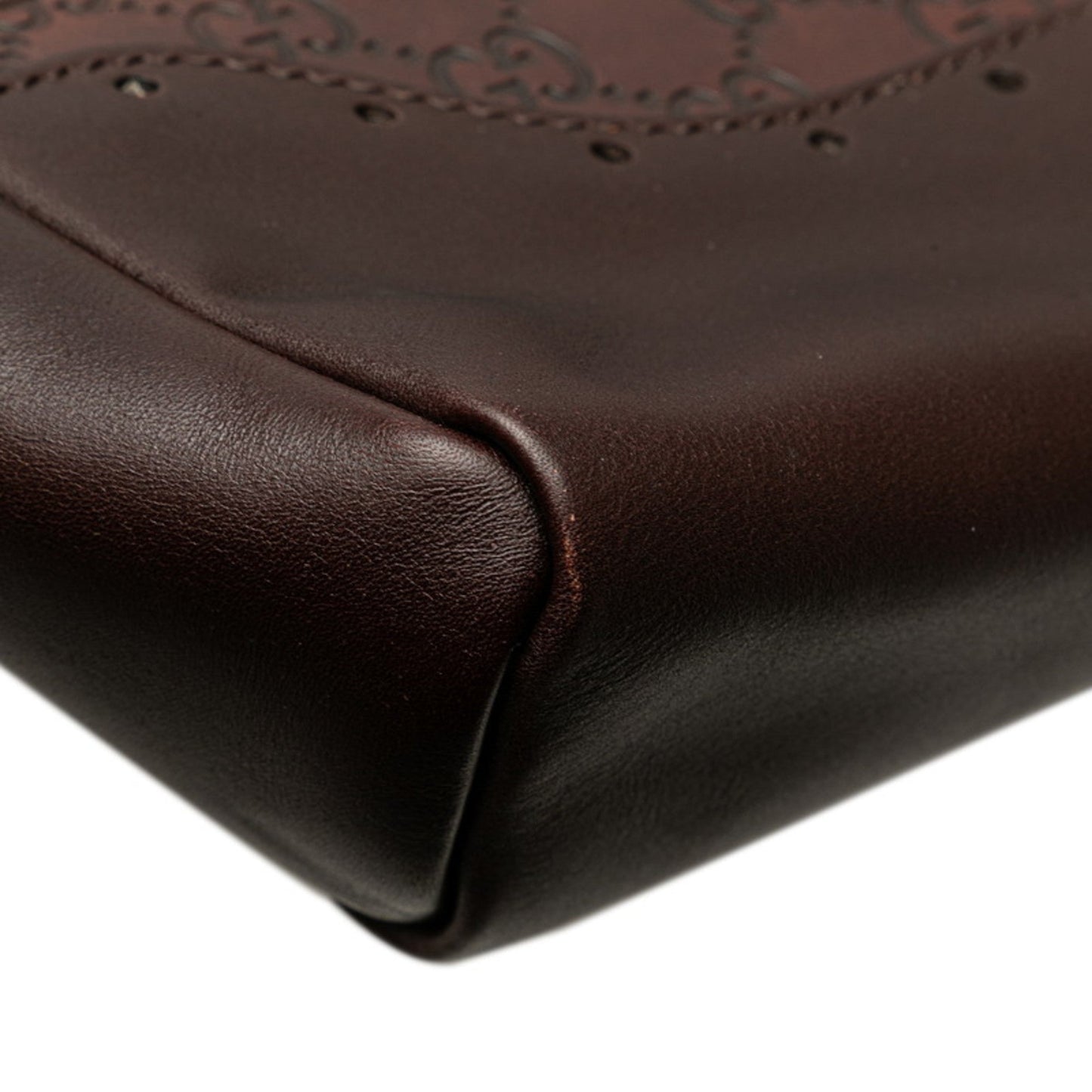 Gucci Guccissima Brown Leather Tote Bag