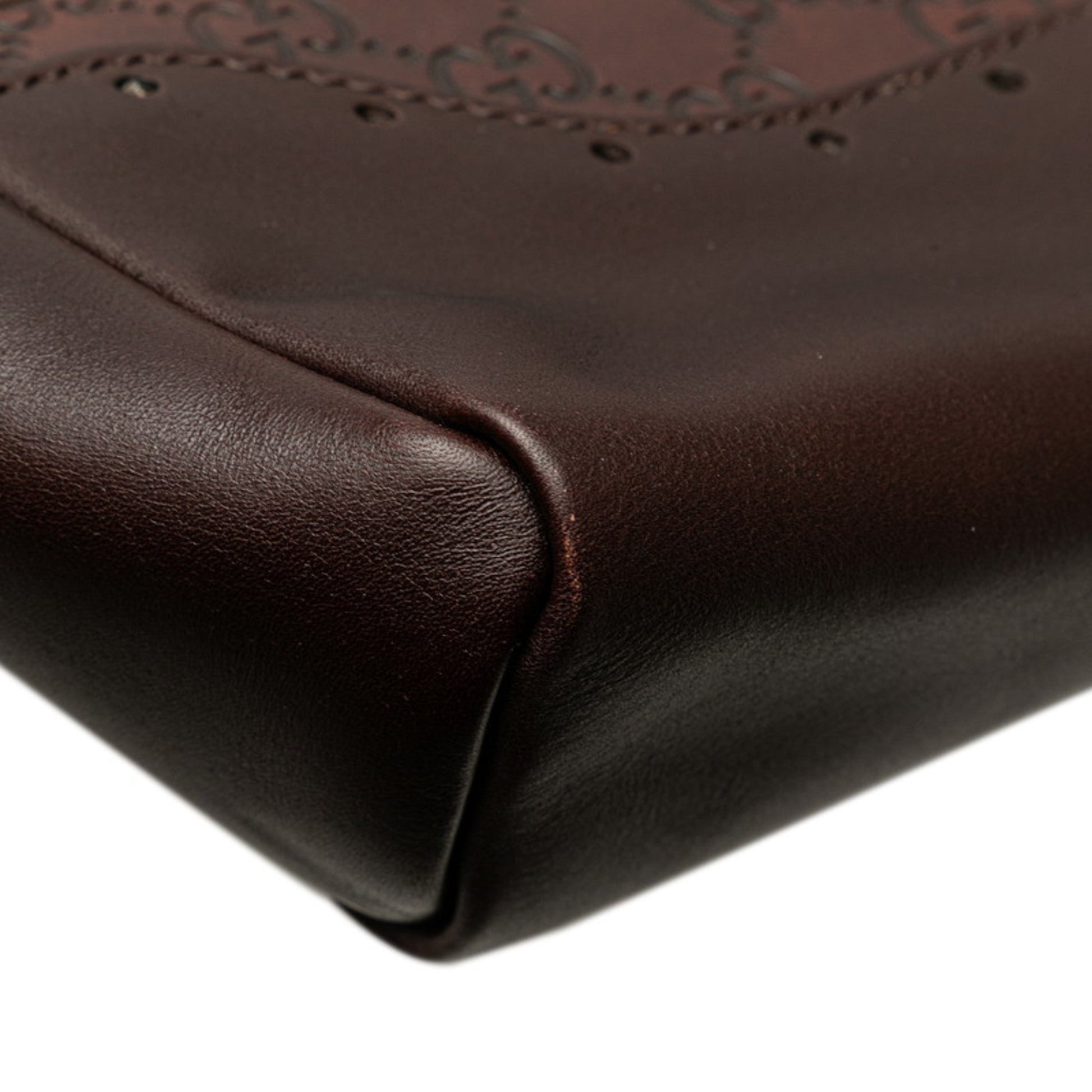Gucci Guccissima Brown Leather Tote Bag