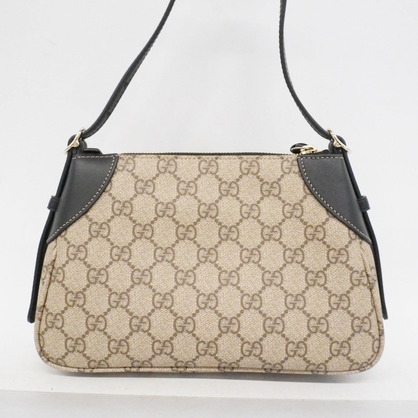 Gucci Black Brown Pvc Handbag